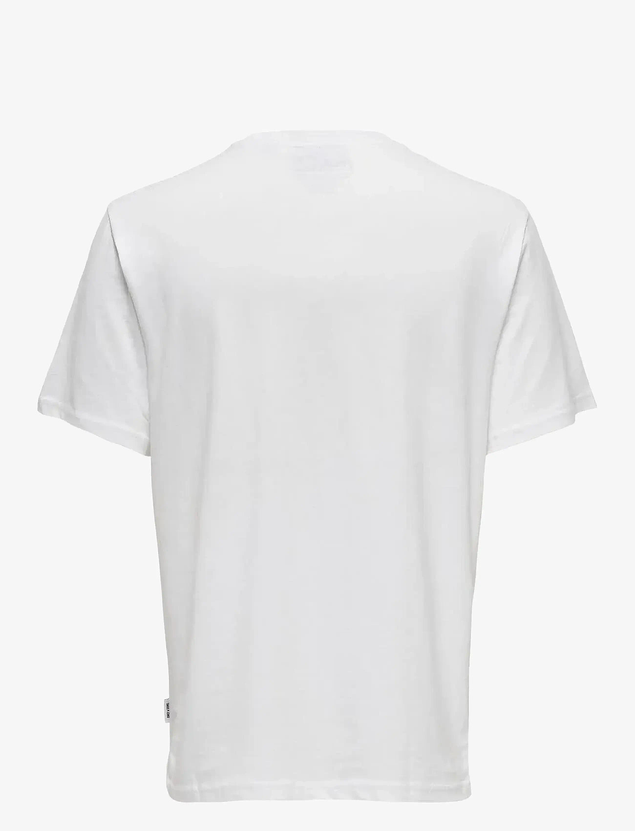 ONLY & SONS - ONSCOLA REG SS TEE - bright white - 1