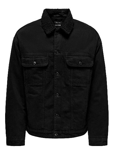 Onswilson Sherpa Blk 0971 Dnm Jacket - Forede Denimjakker
