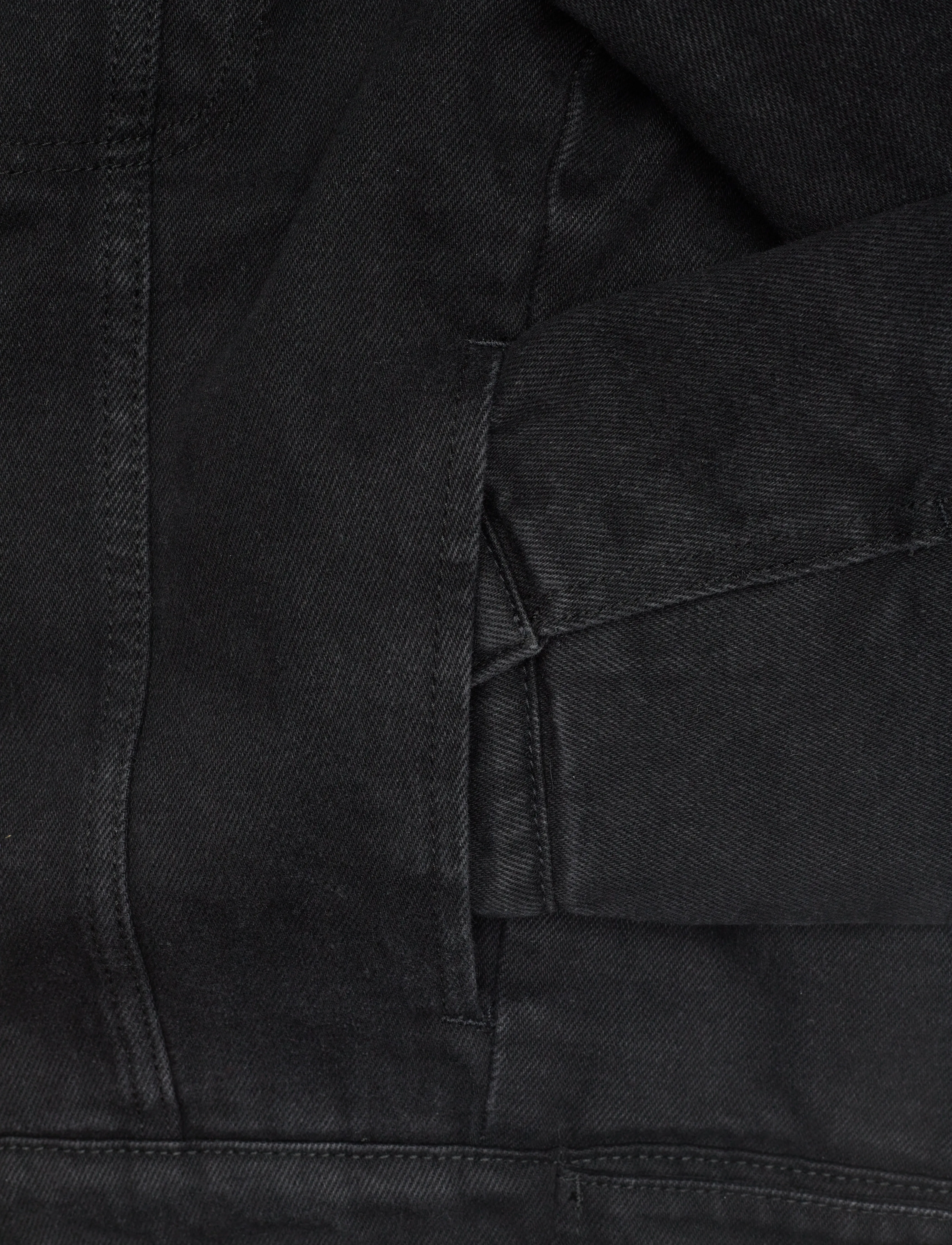 ONLY & SONS - ONSWILSON SHERPA BLK 0971 DNM JACKET - gefütterte denimjacken - black denim - 3