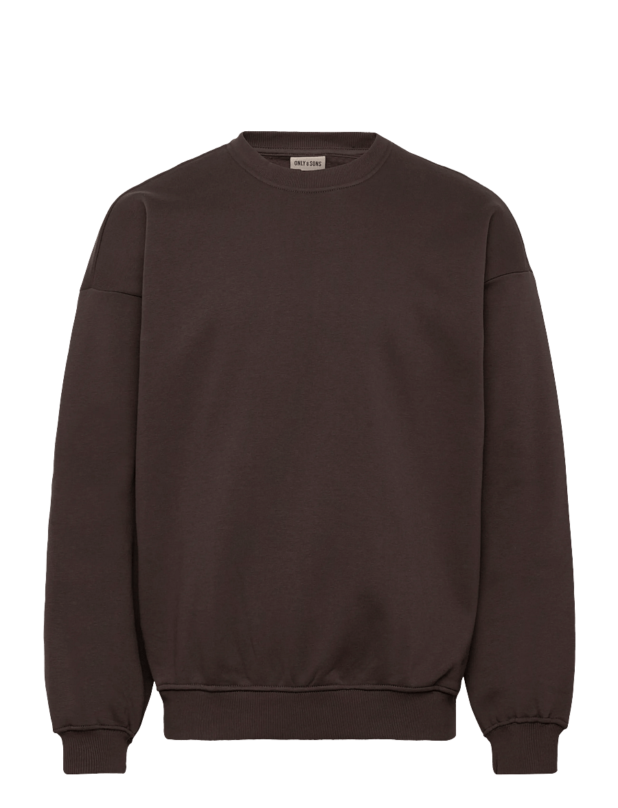 ONLY & SONS - ONSTURNER LIFE VTG CREW NECK SWEAT NOOS - collections - mulch - 1