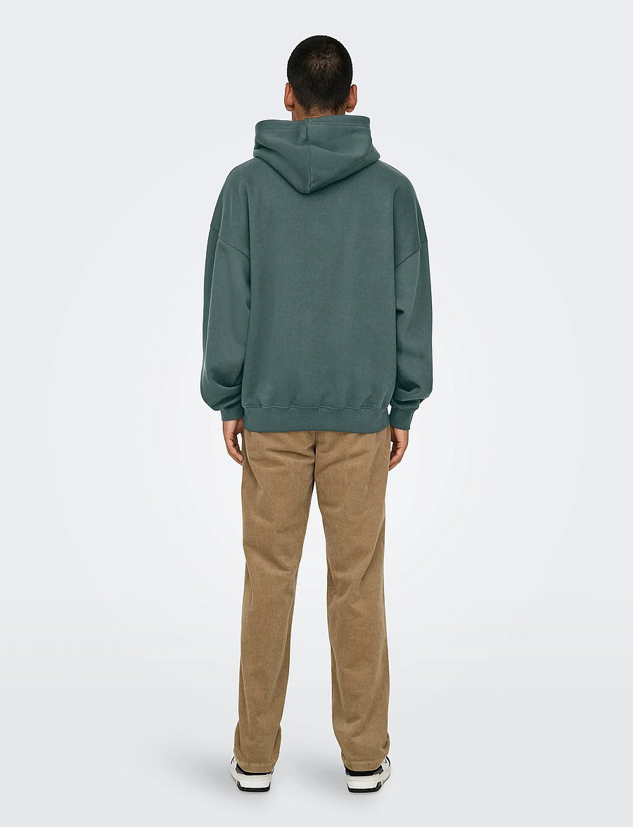 ONLY & SONS - ONSTURNER LIFE VTG HOODIE SWEAT NOOS - kapuzenpullover - balsam green - 3