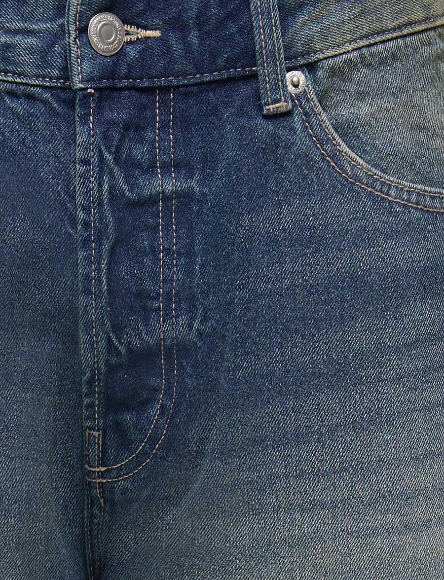 ONLY & SONS - ONSFADE LOOSE BOX PIM DNM NOOS - dark green denim - 2