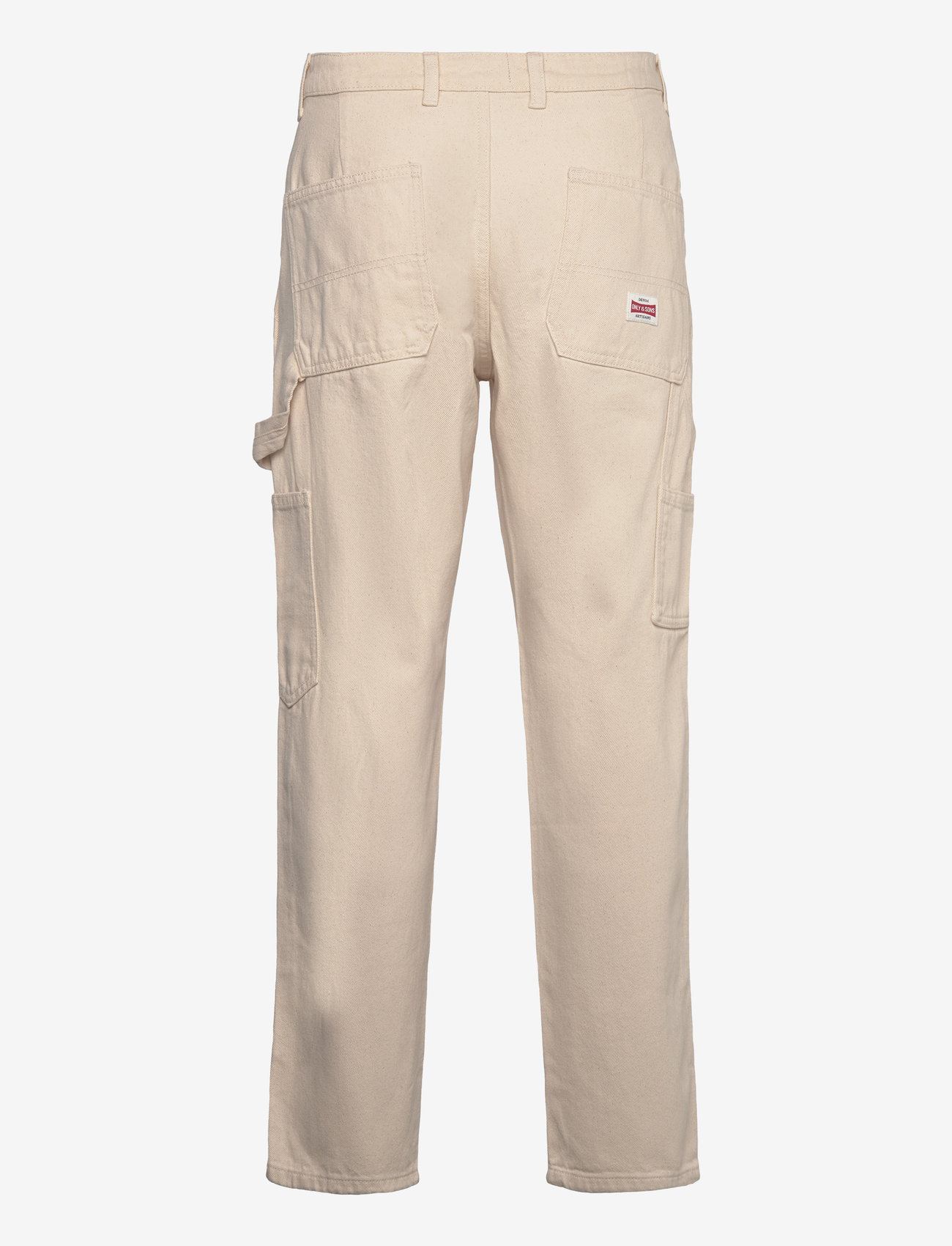 ONLY & SONS - ONSEDGE STRAIGHT CAR ECRU1088PIMDNM NOOS - cargobukser - ecru - 2