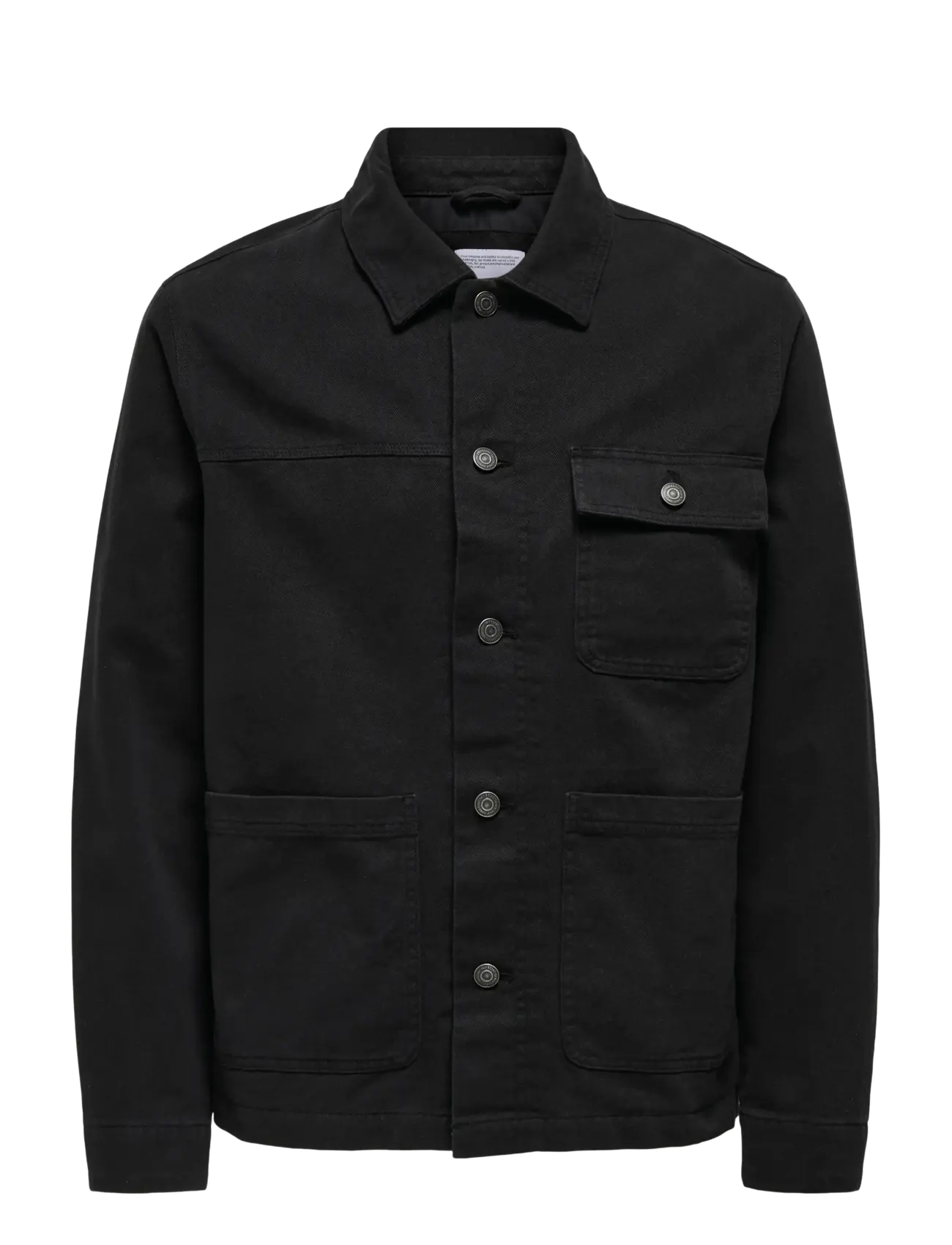 ONLY & SONS Onssean Ctn Jacke Otw Schwarz - L - Herren