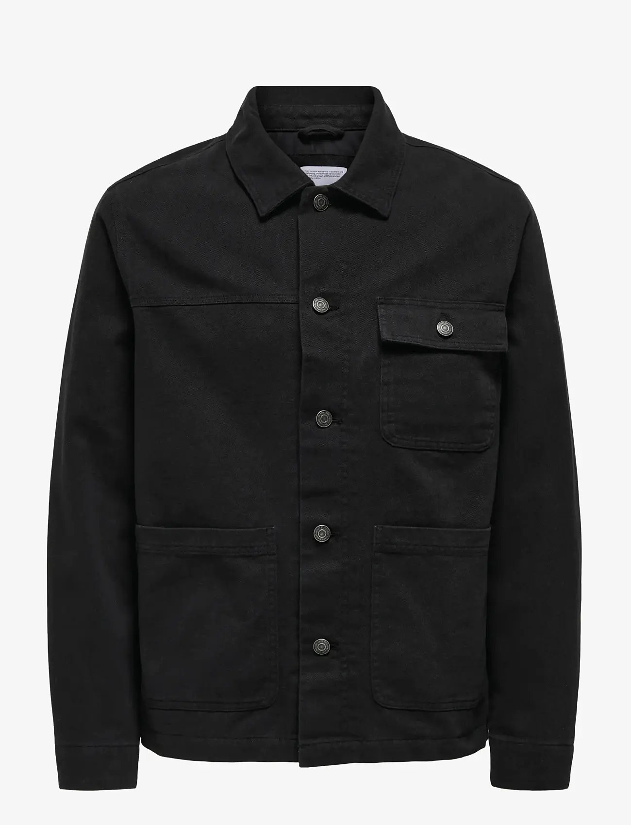 ONLY & SONS - ONSSEAN CTN JACKET OTW - leichte jacken - black - 0