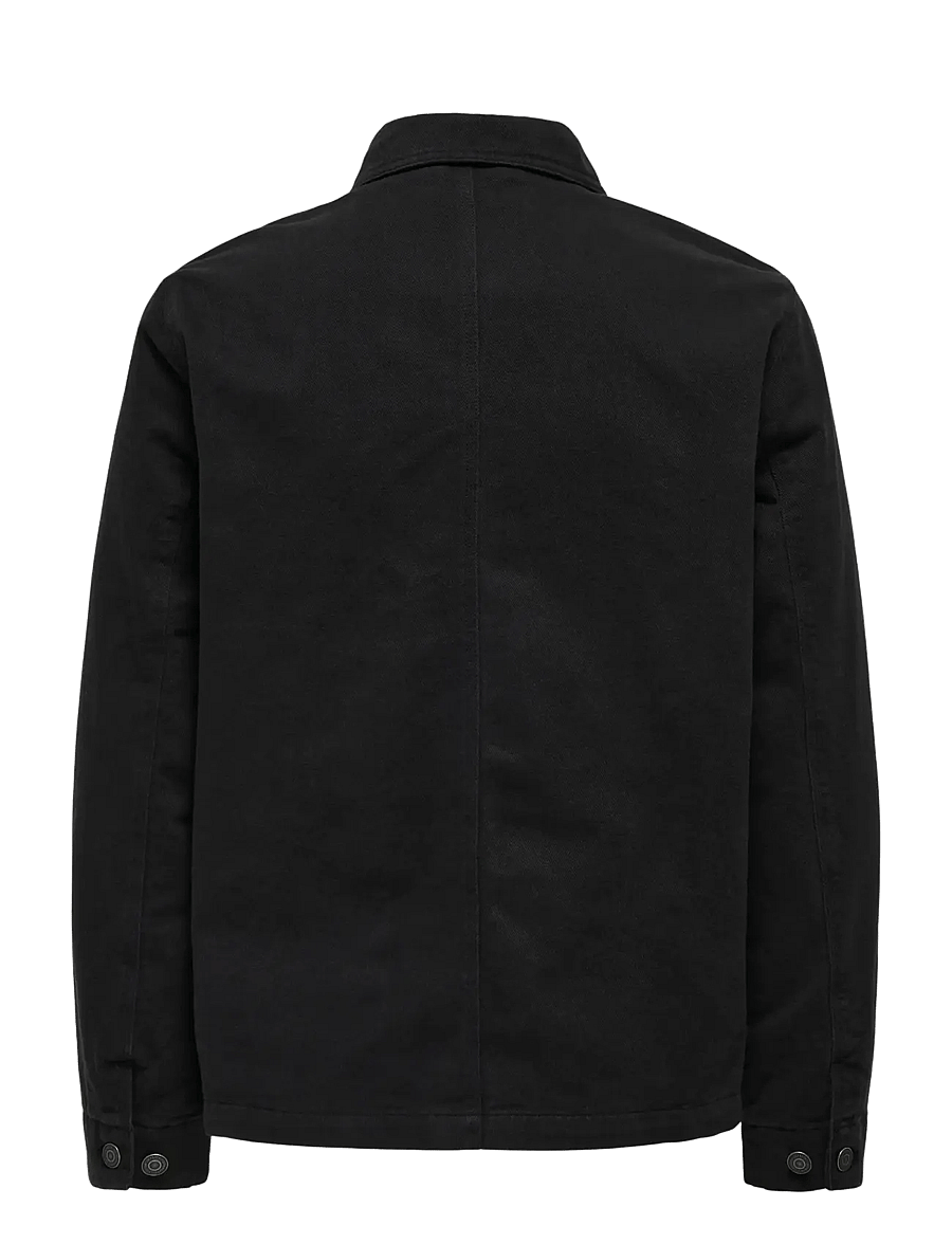 ONLY & SONS - ONSSEAN CTN JACKET OTW - frühlingsjacken - black - 1