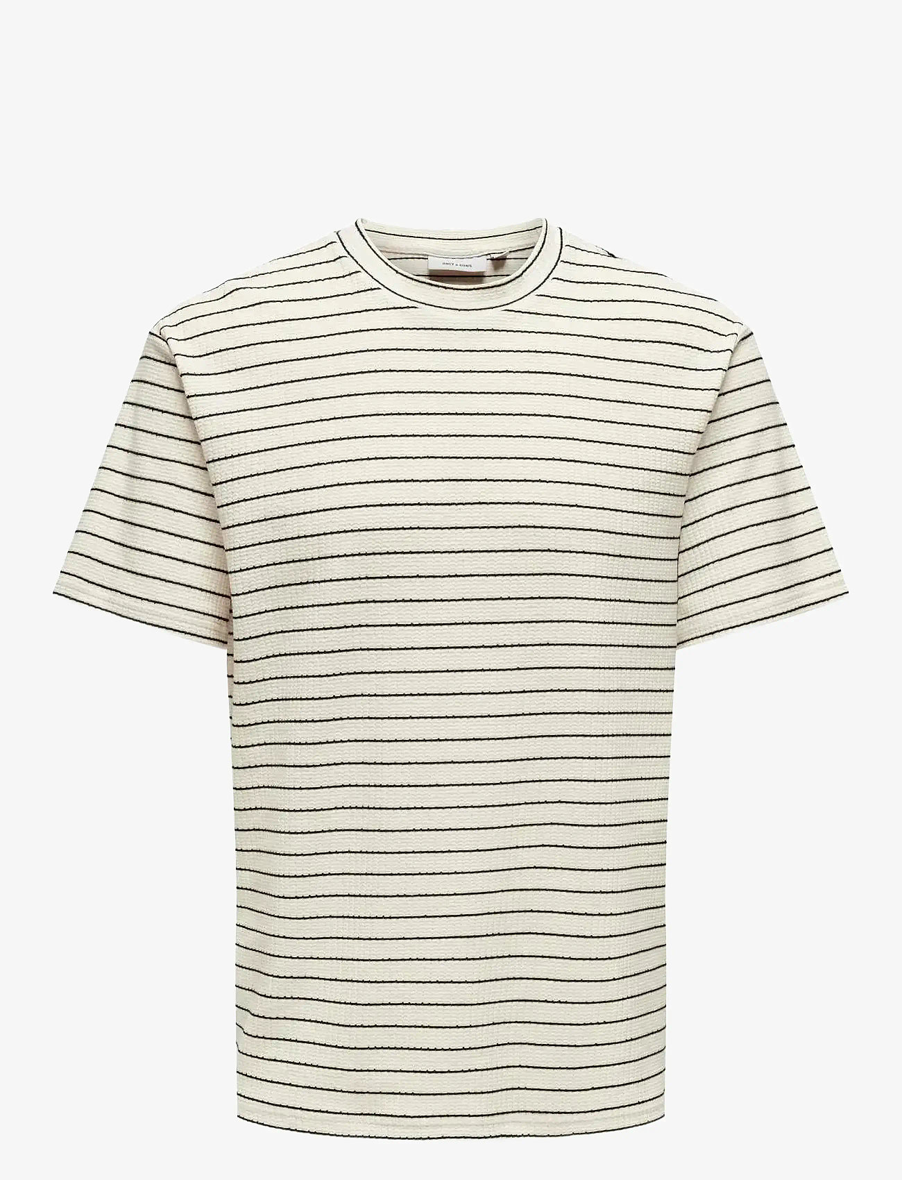 ONLY & SONS - ONSSEBASTIAN REG SS TEE - herbstliche kleidung - white - 0