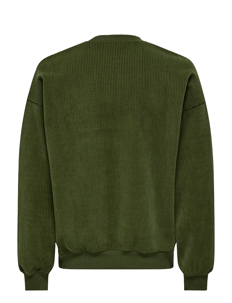 ONLY & SONS - ONSBOBBY VTG CREW - kollektionen - olive night - 1