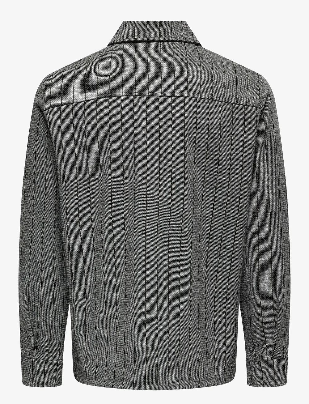 ONLY & SONS - ONSKODYL PINSTRIPE OVERSHIRT - kollektioner - black - 1