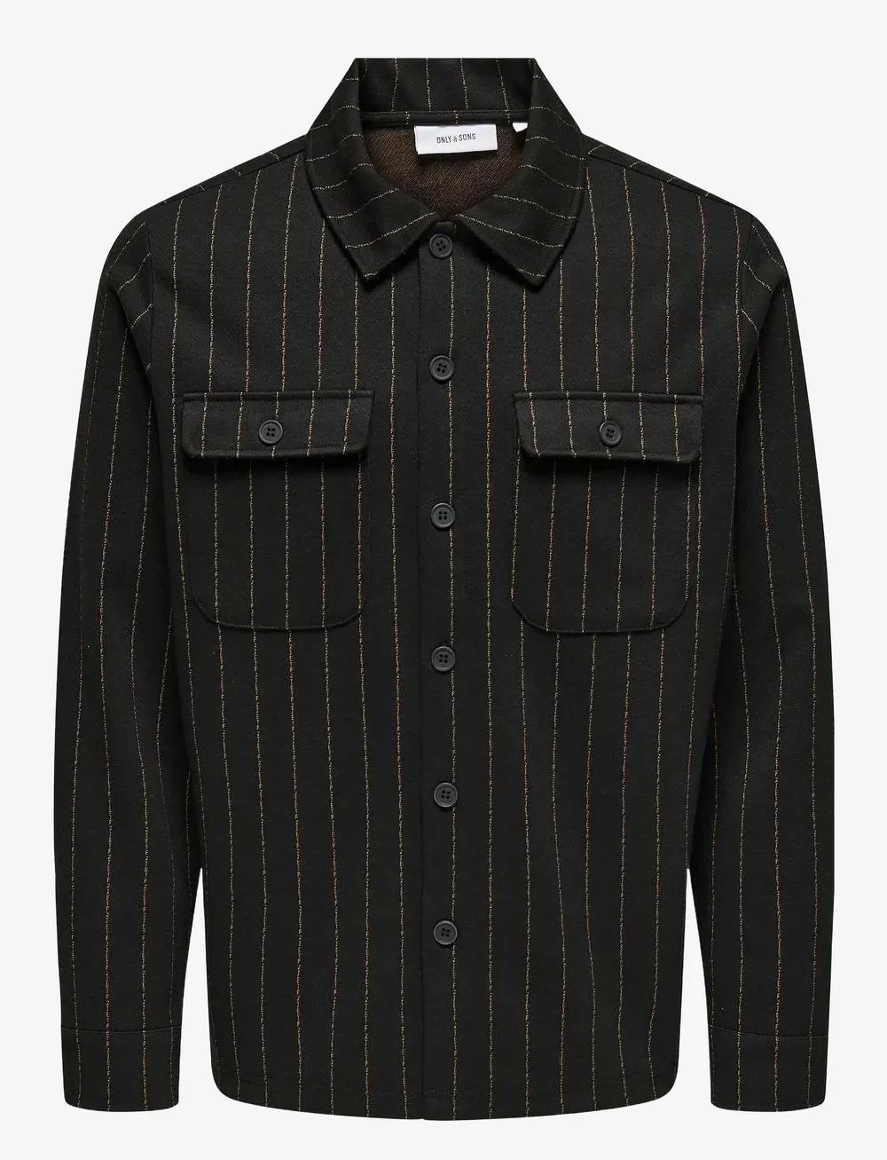 ONLY & SONS - ONSKODYL PINSTRIPE OVERSHIRT - kollektionen - hot fudge - 0