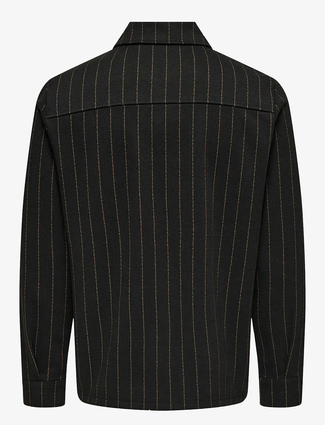 ONLY & SONS - ONSKODYL PINSTRIPE OVERSHIRT - collections - hot fudge - 1