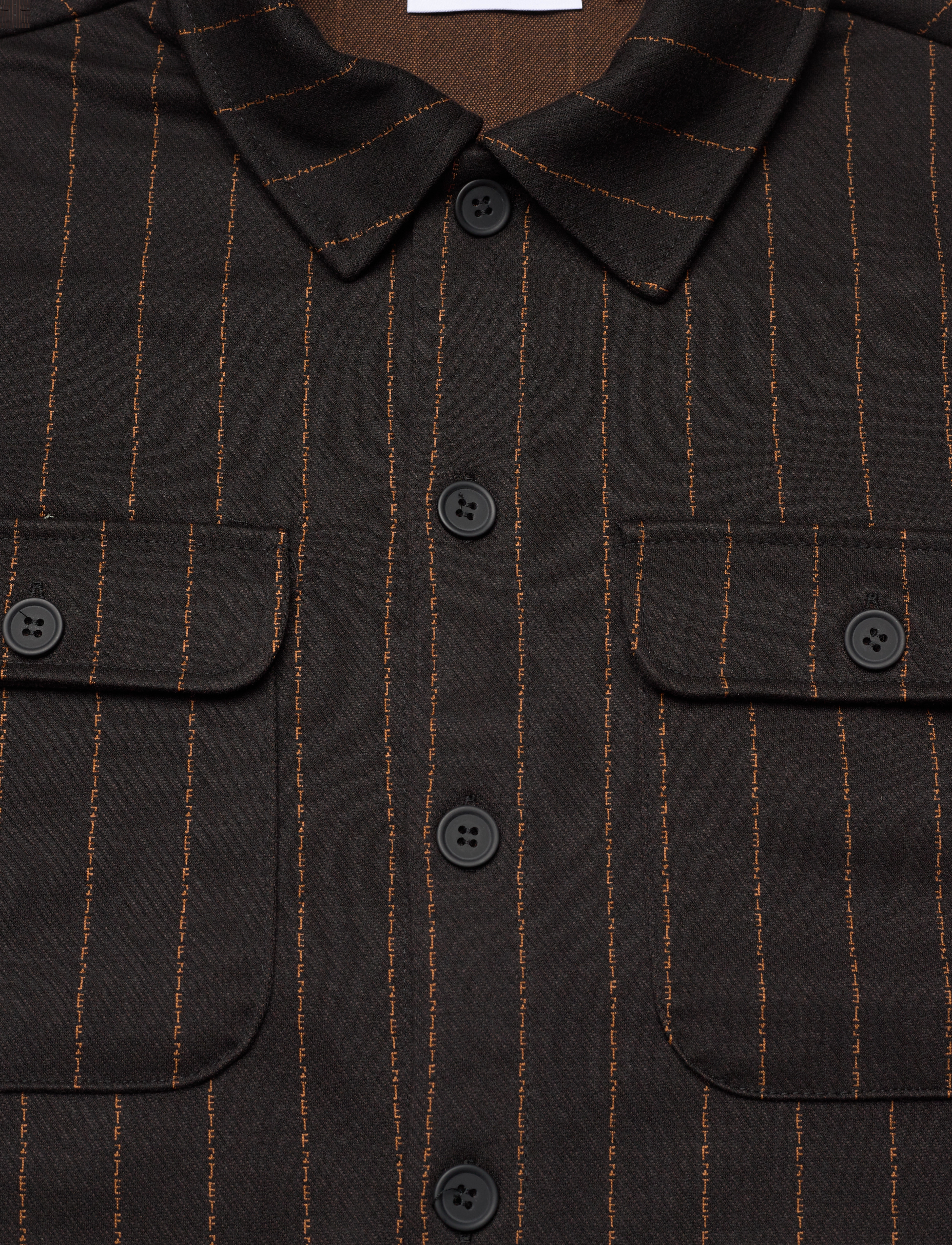 ONLY & SONS - ONSKODYL PINSTRIPE OVERSHIRT - laveste priser - hot fudge - 2