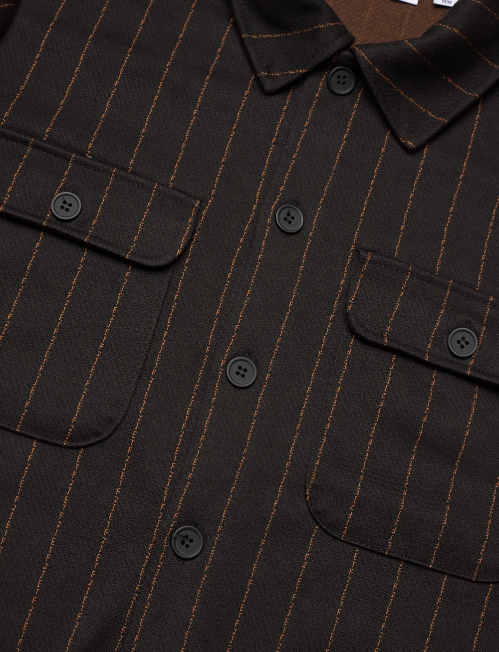 ONLY & SONS - ONSKODYL PINSTRIPE OVERSHIRT - kollektionen - hot fudge - 3