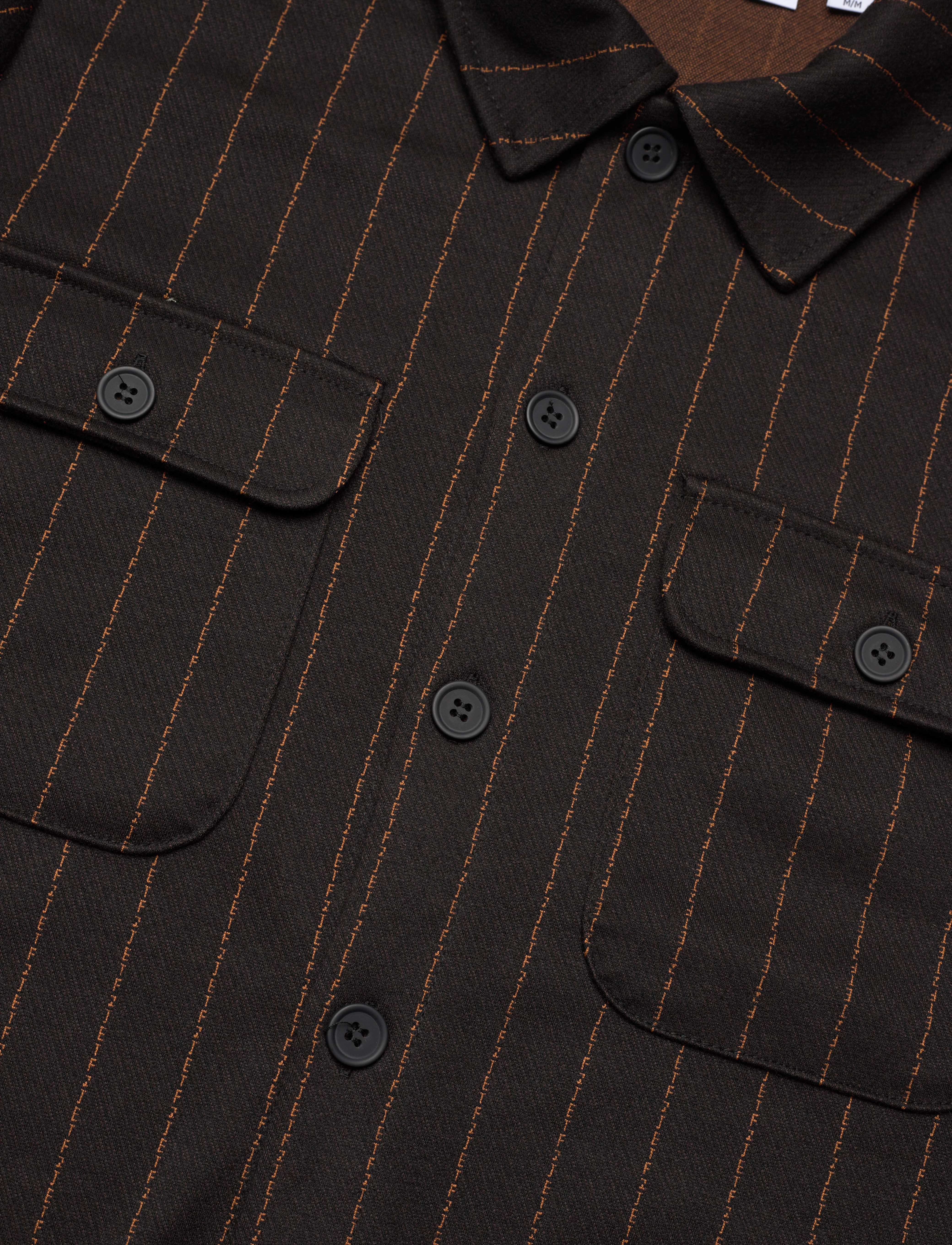 ONLY & SONS - ONSKODYL PINSTRIPE OVERSHIRT - laveste priser - hot fudge - 3