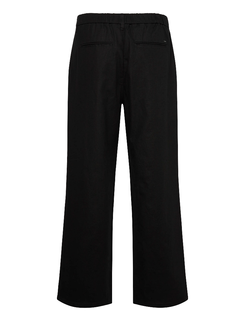 ONLY & SONS - ONSBOB LOOSE COT LIN 0007 PANT NOOS - leinenhosen - black - 2