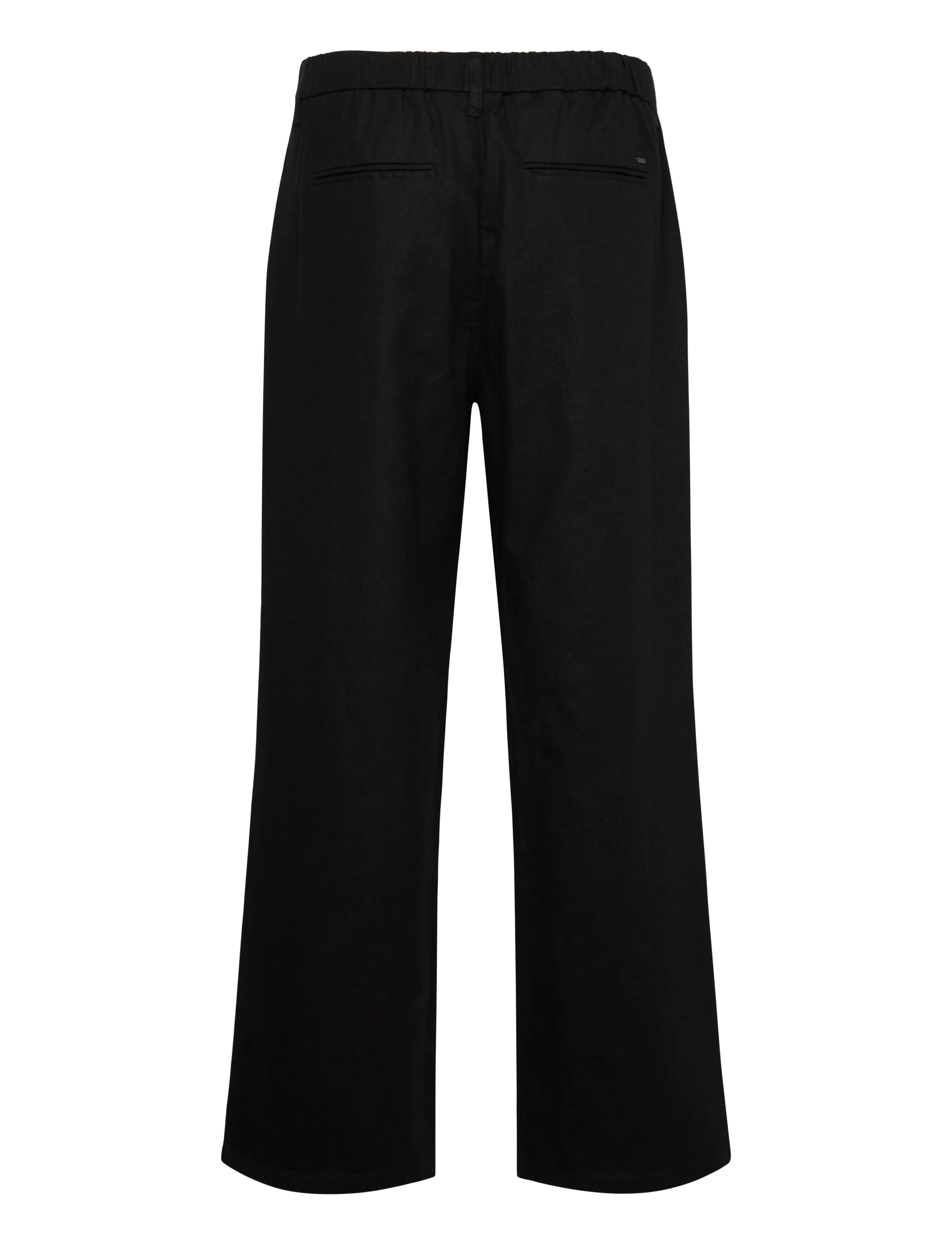 ONLY & SONS - ONSBOB LOOSE COT LIN 0007 PANT NOOS - linen trousers - black - 2