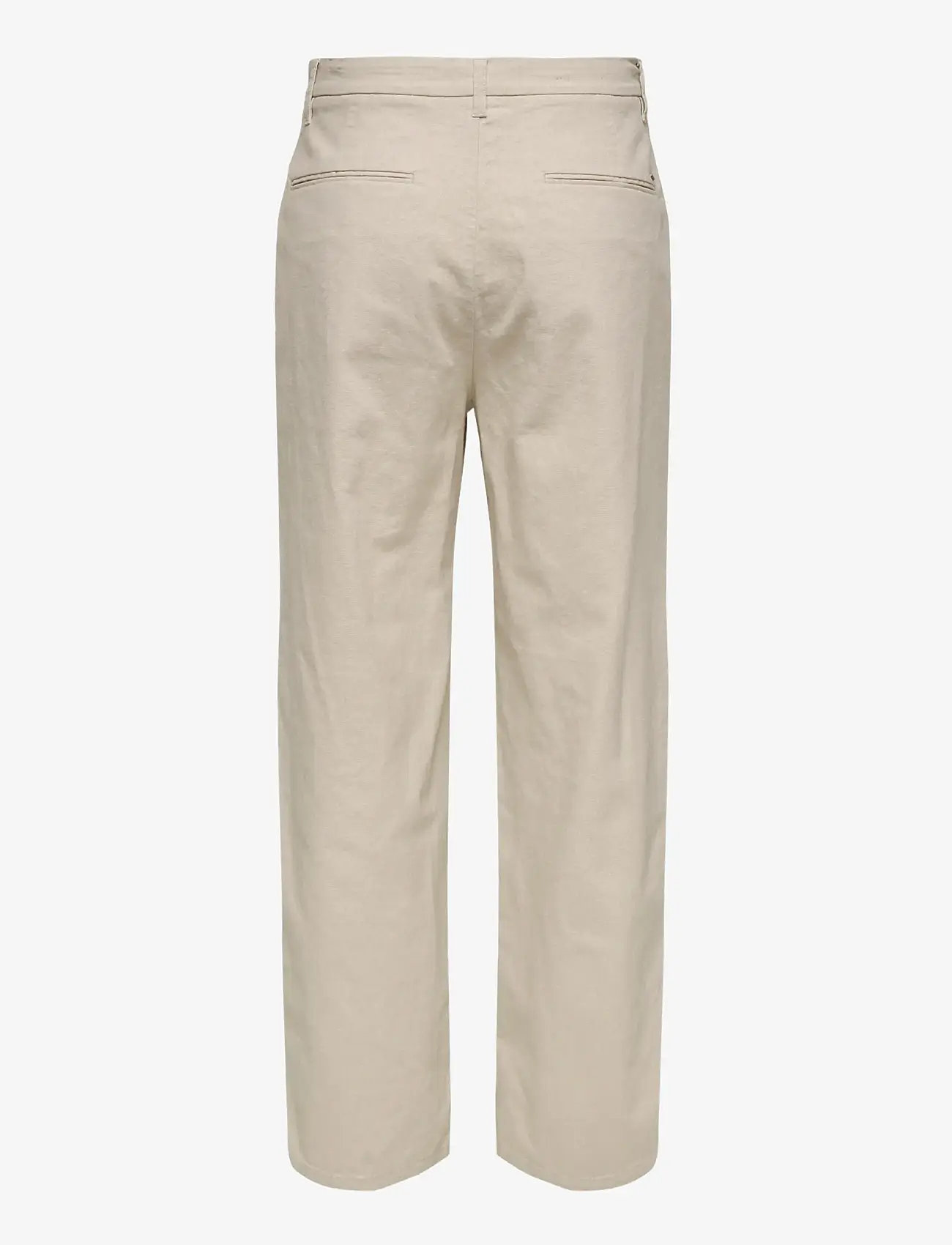 ONLY & SONS - ONSBOB LOOSE COT LIN 0007 PANT NOOS - leinenhosen - silver lining - 2