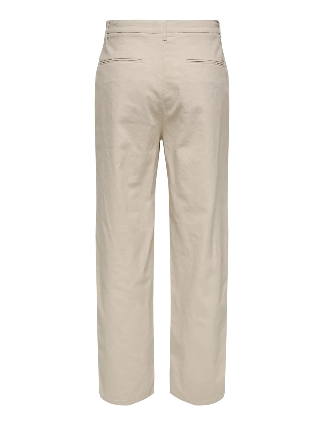 ONLY & SONS - ONSBOB LOOSE COT LIN 0007 PANT NOOS - hørbukser - silver lining - 2