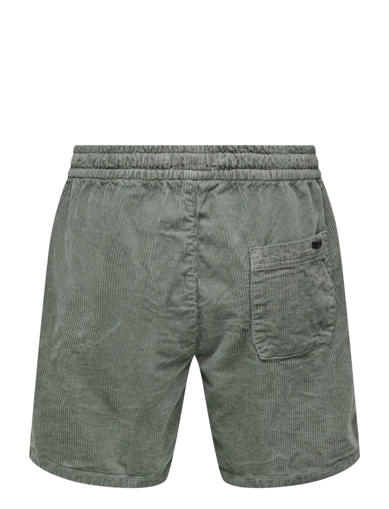 ONLY & SONS - ONSTEL CORDUROY 0185 SHORTS VD - hversdagsstuttbuxur - castor gray - 2
