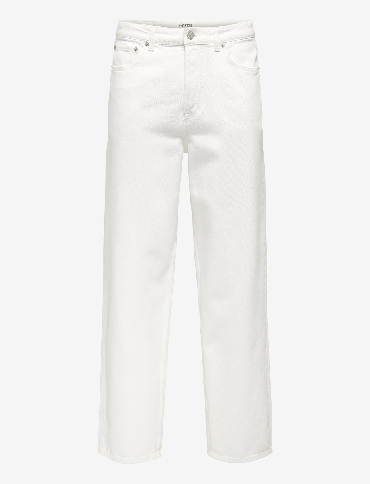 ONLY & SONS - ONSFADE LOOSE WHITE 1661 PIM DNM NOOS - white - 0