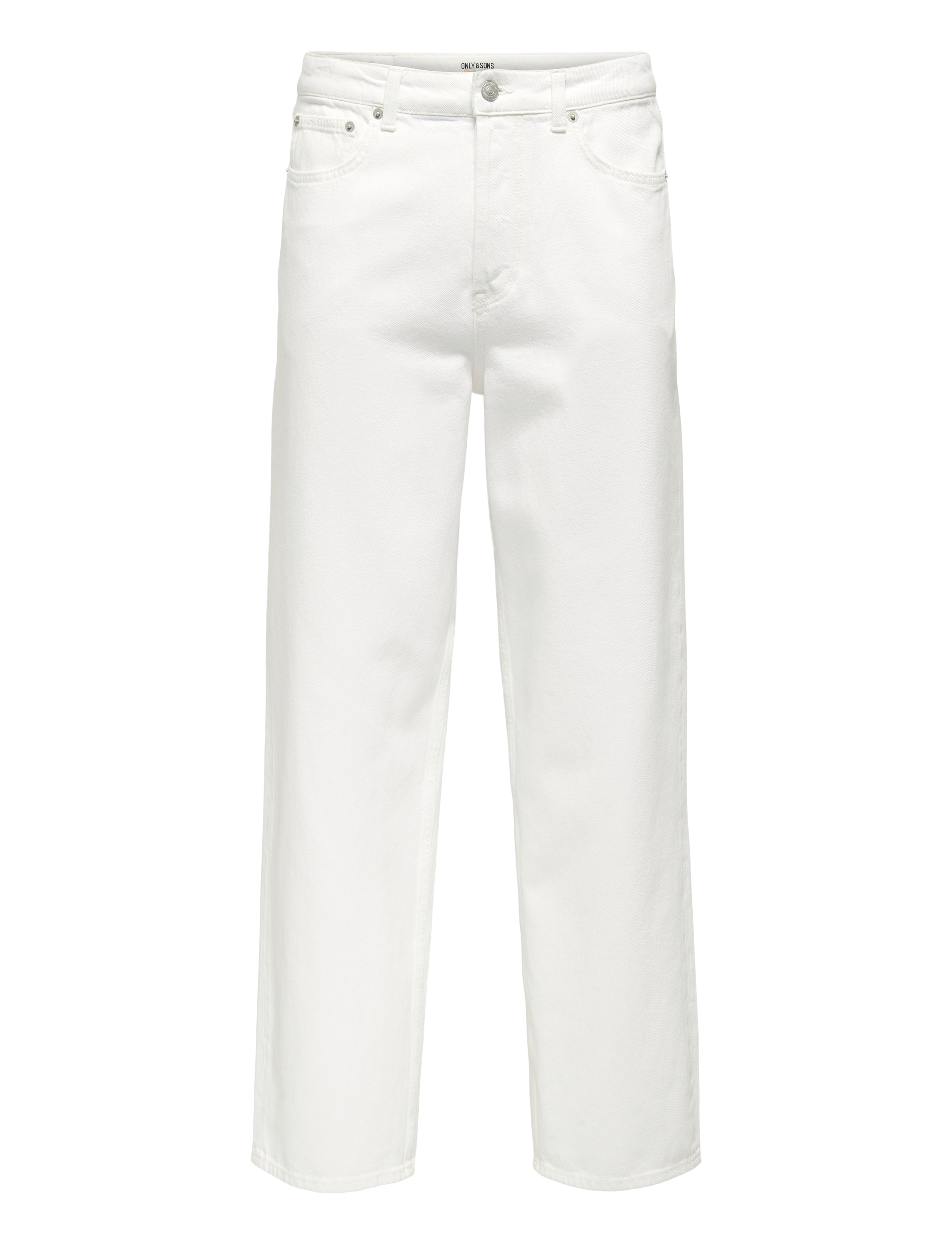 ONLY & SONS - ONSFADE LOOSE WHITE 1661 PIM DNM NOOS - loose jeans - white - 1