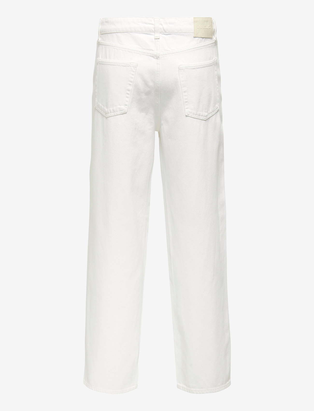 ONLY & SONS - ONSFADE LOOSE WHITE 1661 PIM DNM NOOS - white - 1