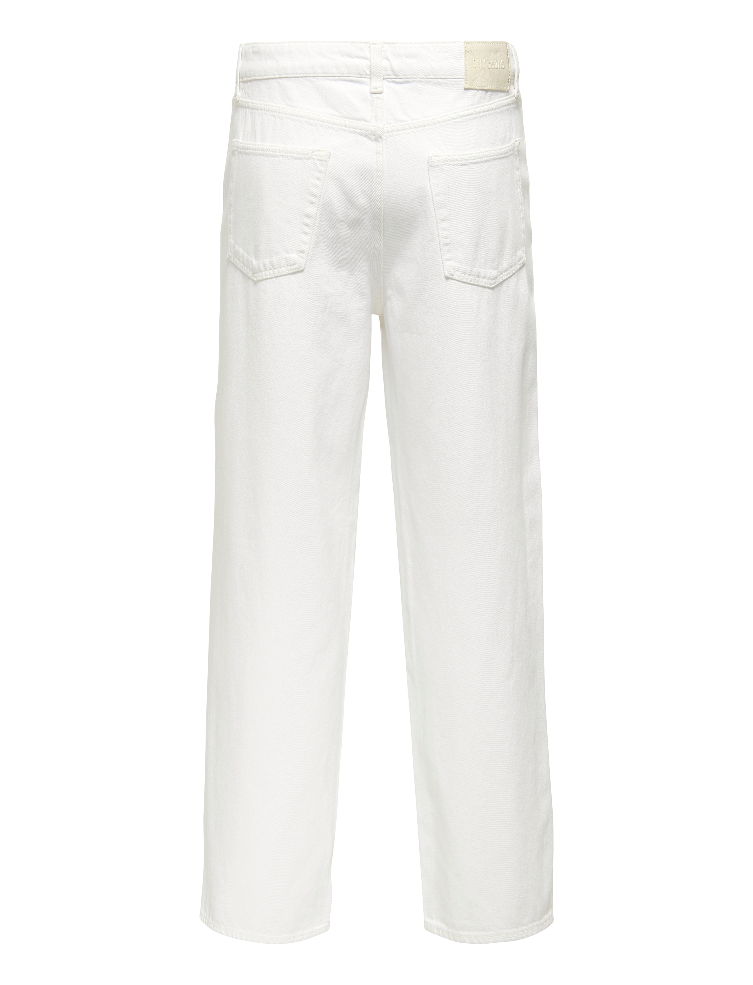 ONLY & SONS - ONSFADE LOOSE WHITE 1661 PIM DNM NOOS - loose jeans - white - 2