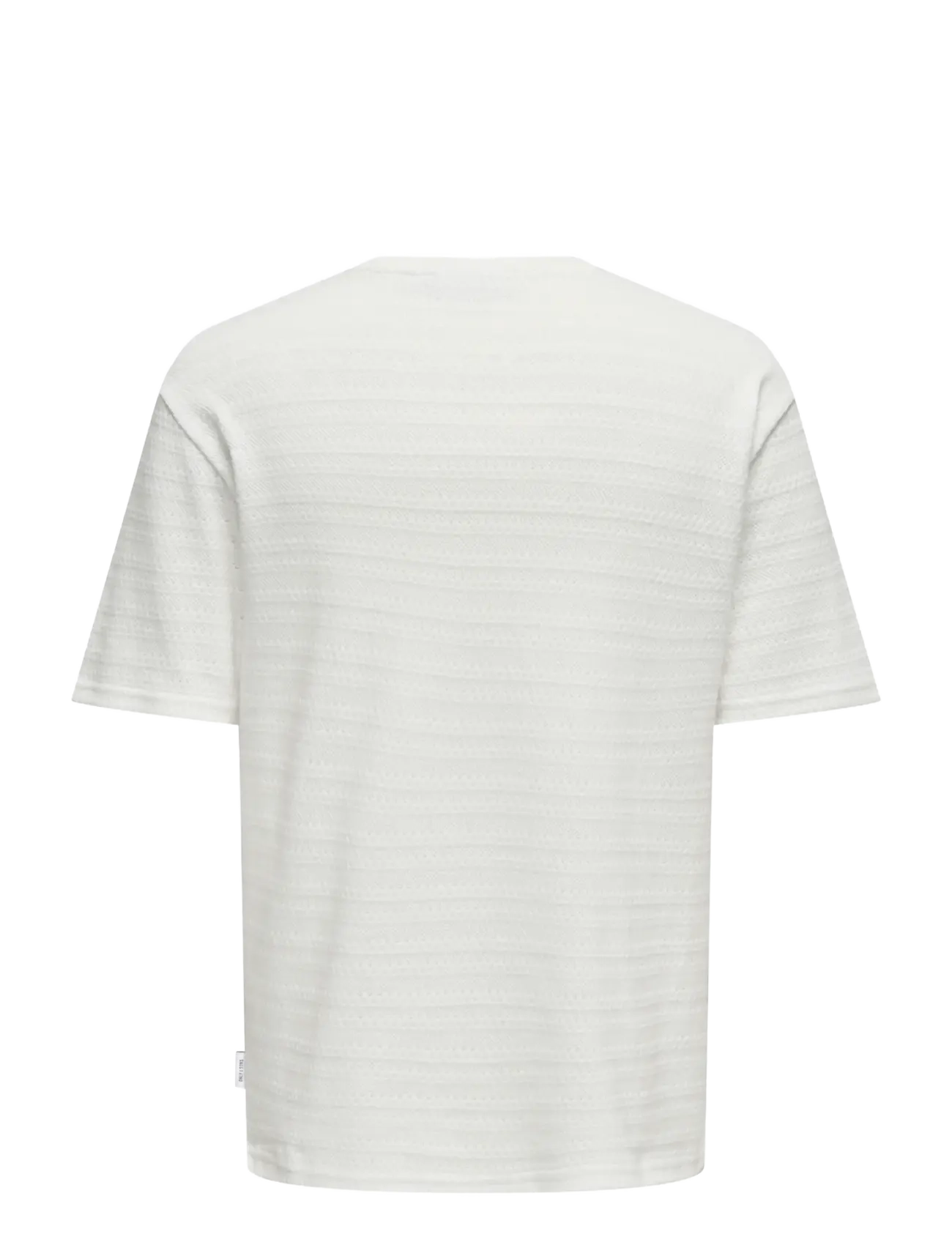 ONLY & SONS - ONSGIVO REG 12 SS CREW KNIT NOOS - rund hals - cloud dancer - 2