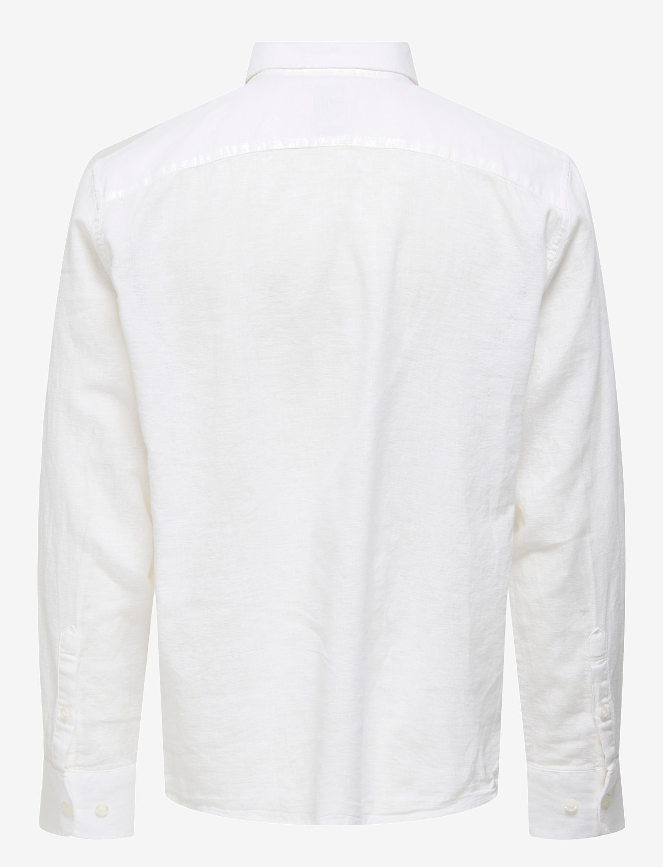ONLY & SONS - ONSCAIDEN LIFE REG LS 1 PKT SHIRT NOOS - leinenhemden - white - 2
