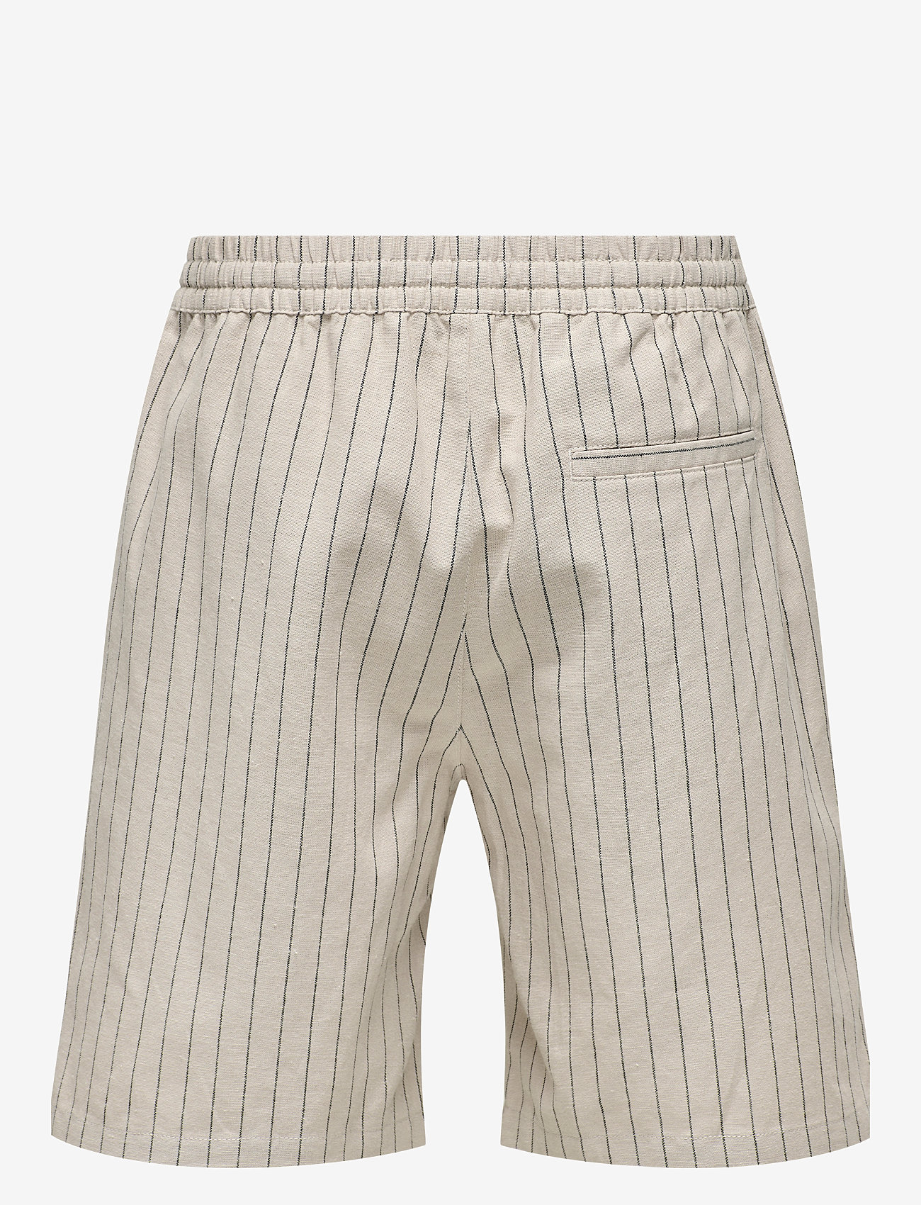 ONLY & SONS - ONSTINUS LOOSE 0256 LINEN SHORTS - die niedrigsten preise - silver lining - 1