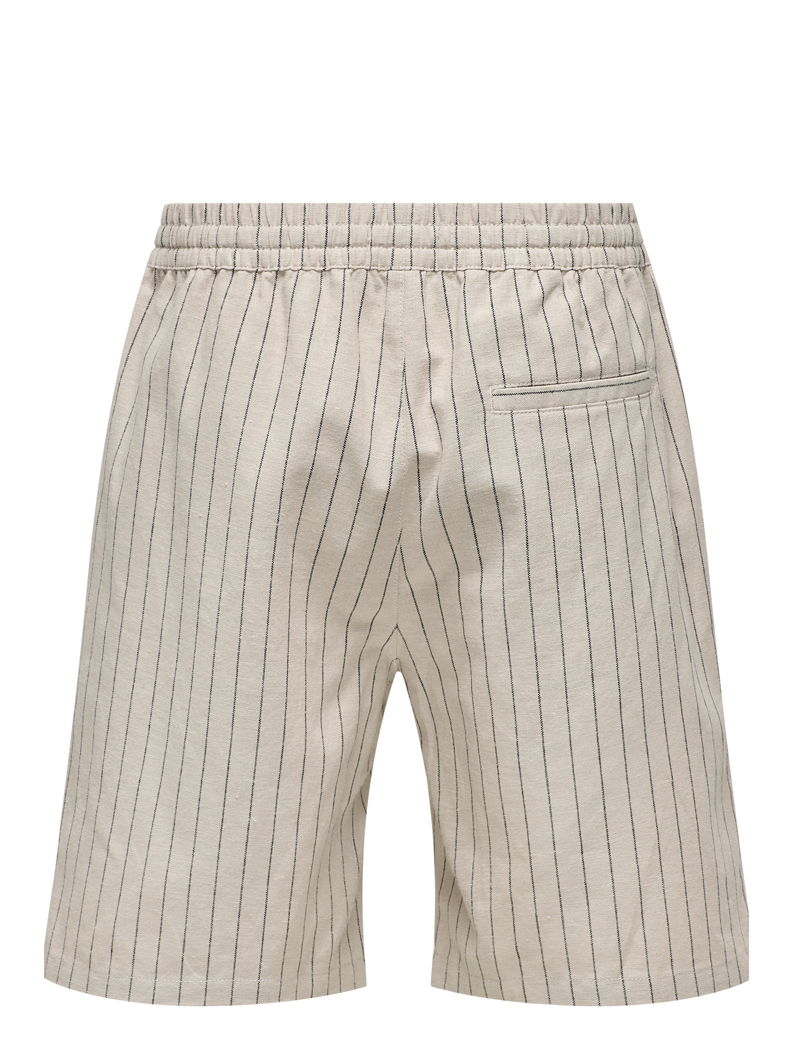 ONLY & SONS - ONSTINUS LOOSE 0256 LINEN SHORTS - linnen shorts - silver lining - 1