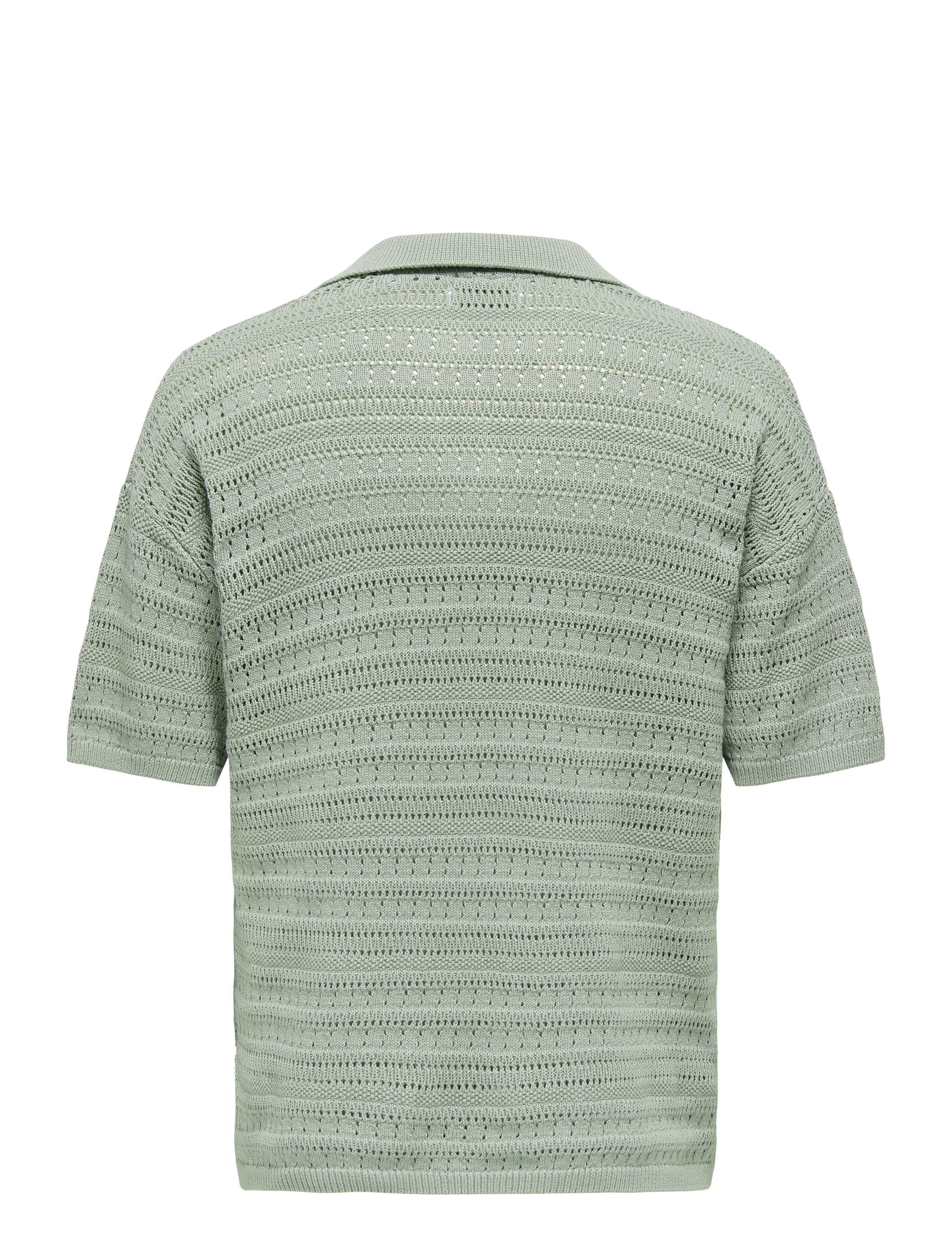 ONLY & SONS - ONSGRAYSON DS 5 CHOCHET POLO KNIT NOOS - prjónaðir pólóbolir - wrought iron - 2