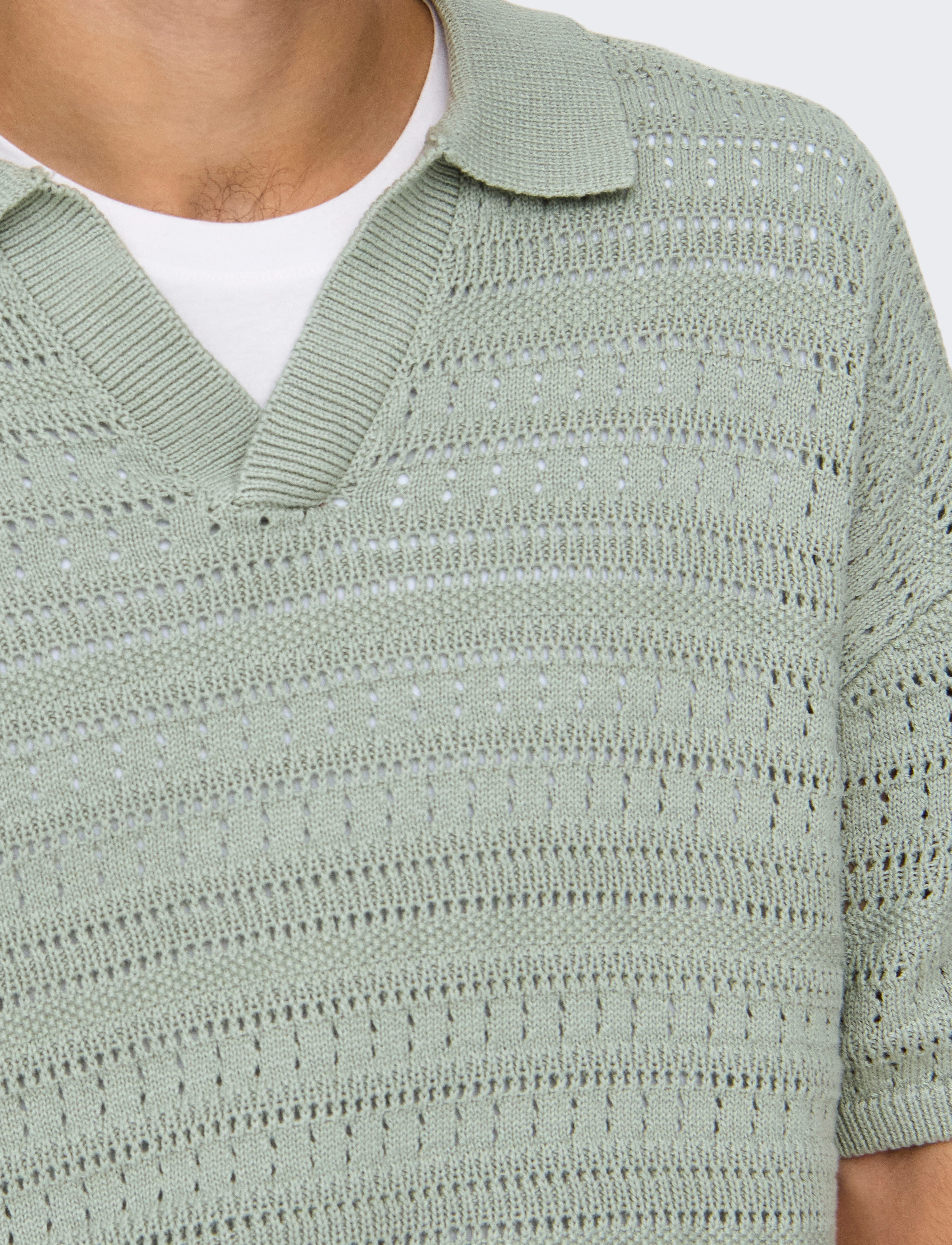 Onsgrayson Ds 5 Chochet Polo Knit Noos 3