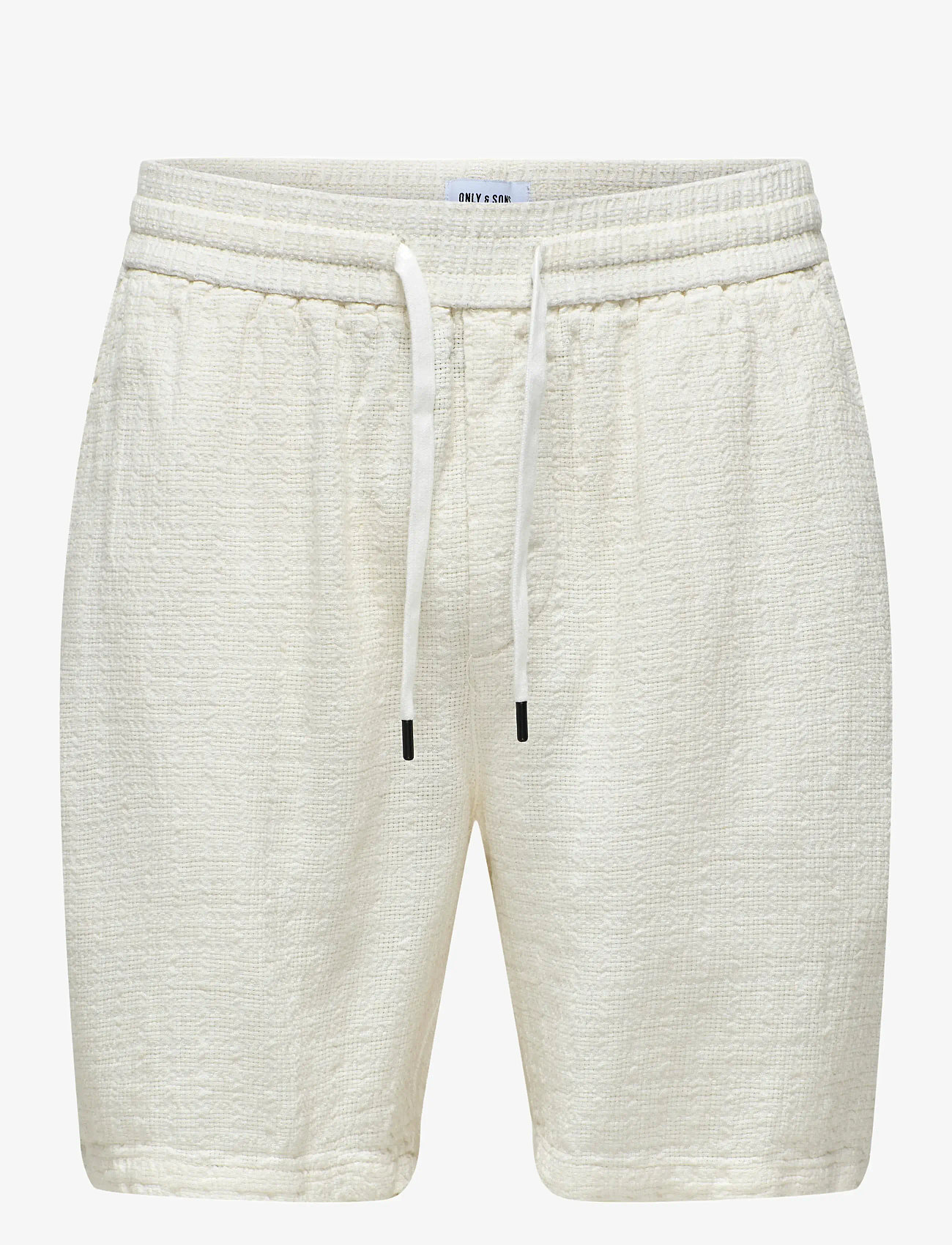 ONLY & SONS - ONSTEL LINEN LATHAM 0257 SHORTS NOOS - kiti variantai - cloud dancer - 1