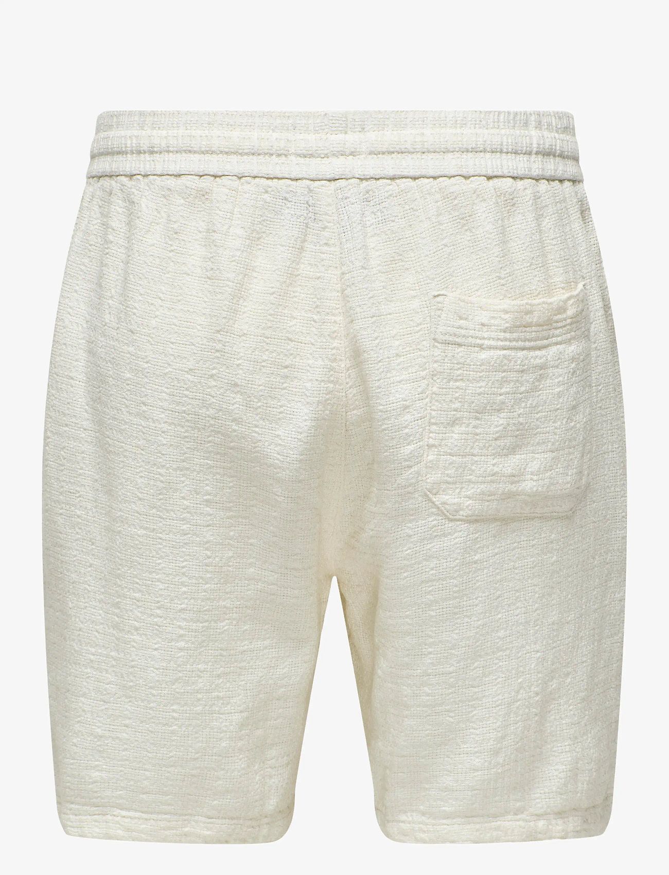 ONLY & SONS - ONSTEL LINEN LATHAM 0257 SHORTS NOOS - kiti variantai - cloud dancer - 2