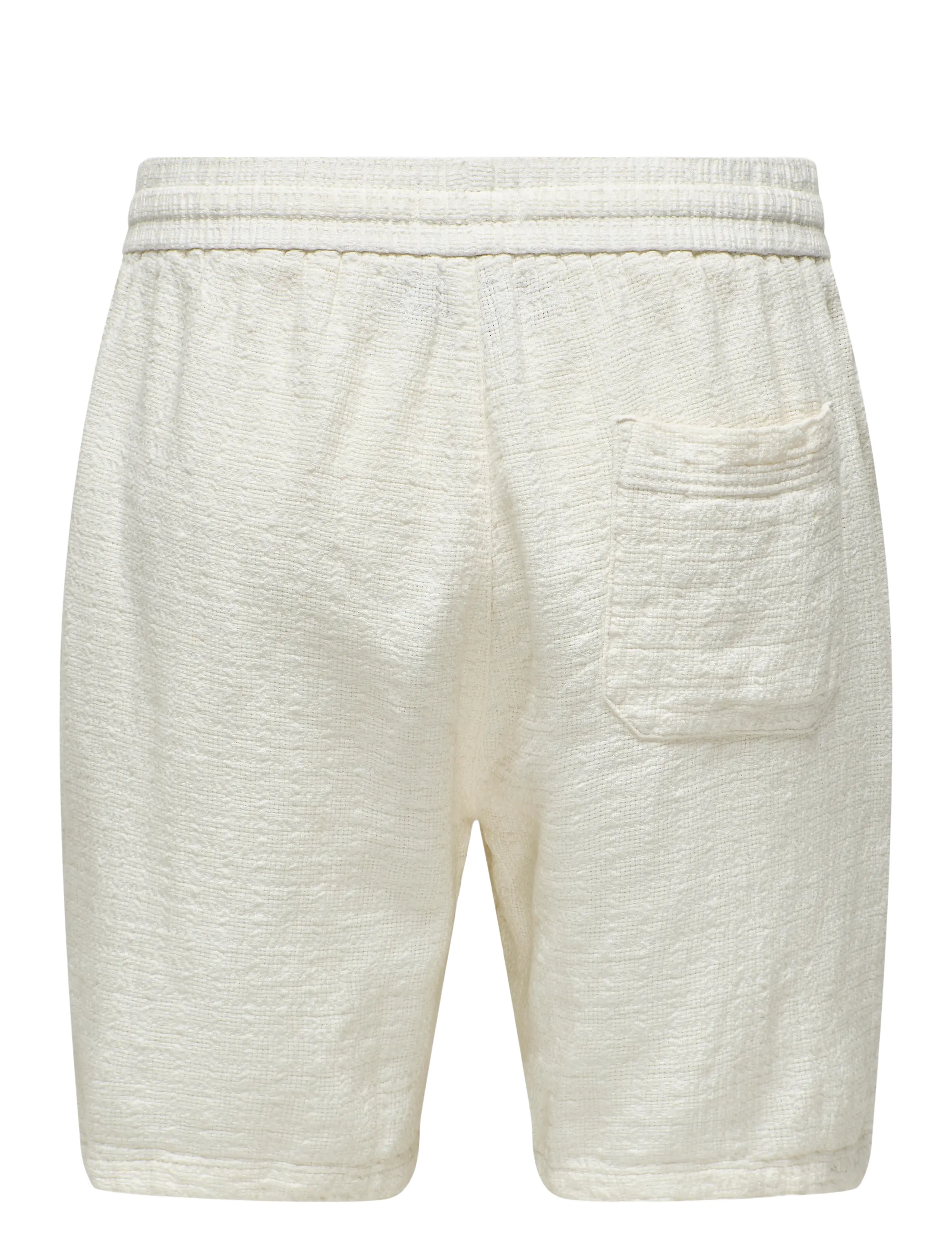 ONLY & SONS - ONSTEL LATHAM 0257 SHORTS NOOS - linen shorts - cloud dancer - 2