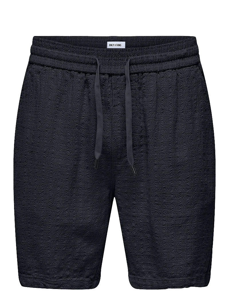 ONLY & SONS - ONSTEL LATHAM 0257 SHORTS NOOS - leinen-shorts - dark navy - 1