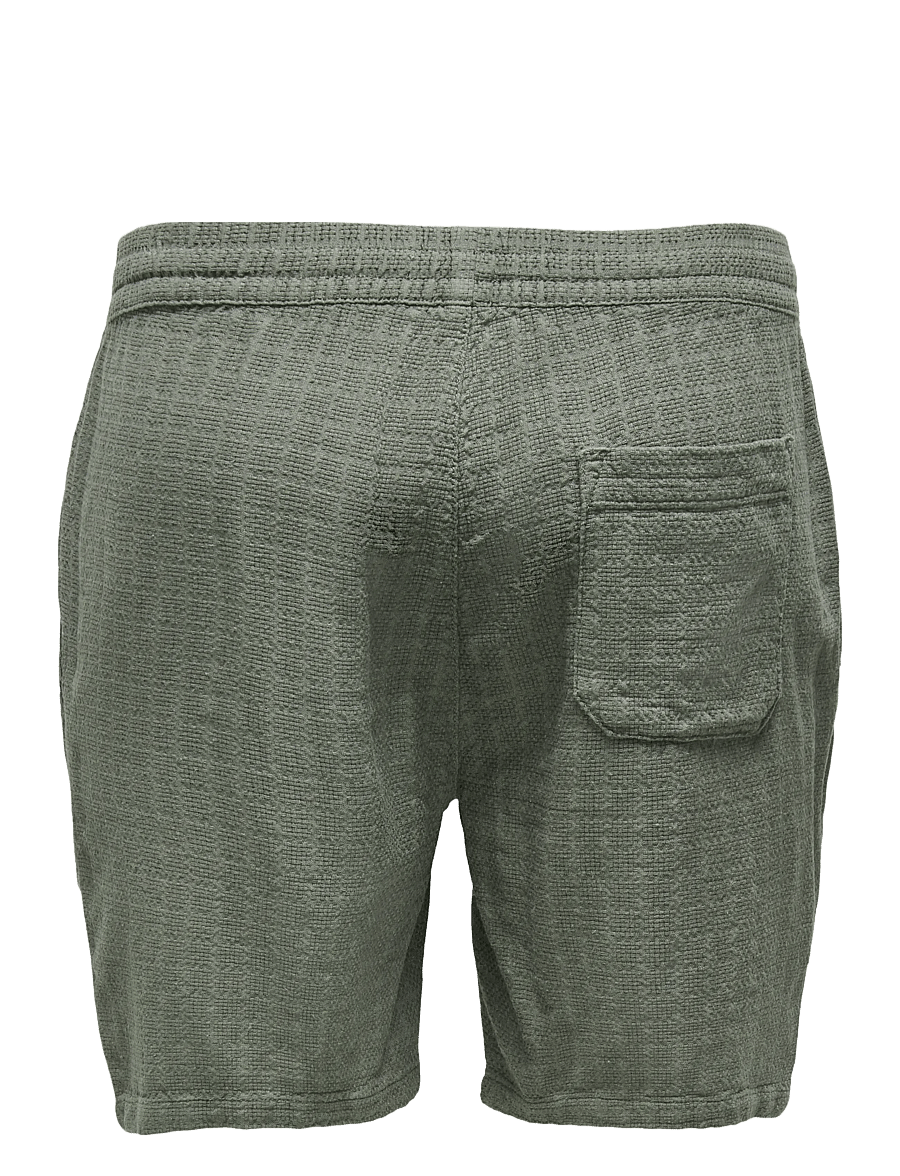 ONLY & SONS - ONSTEL LATHAM 0257 SHORTS NOOS - linshorts - dusty olive - 2