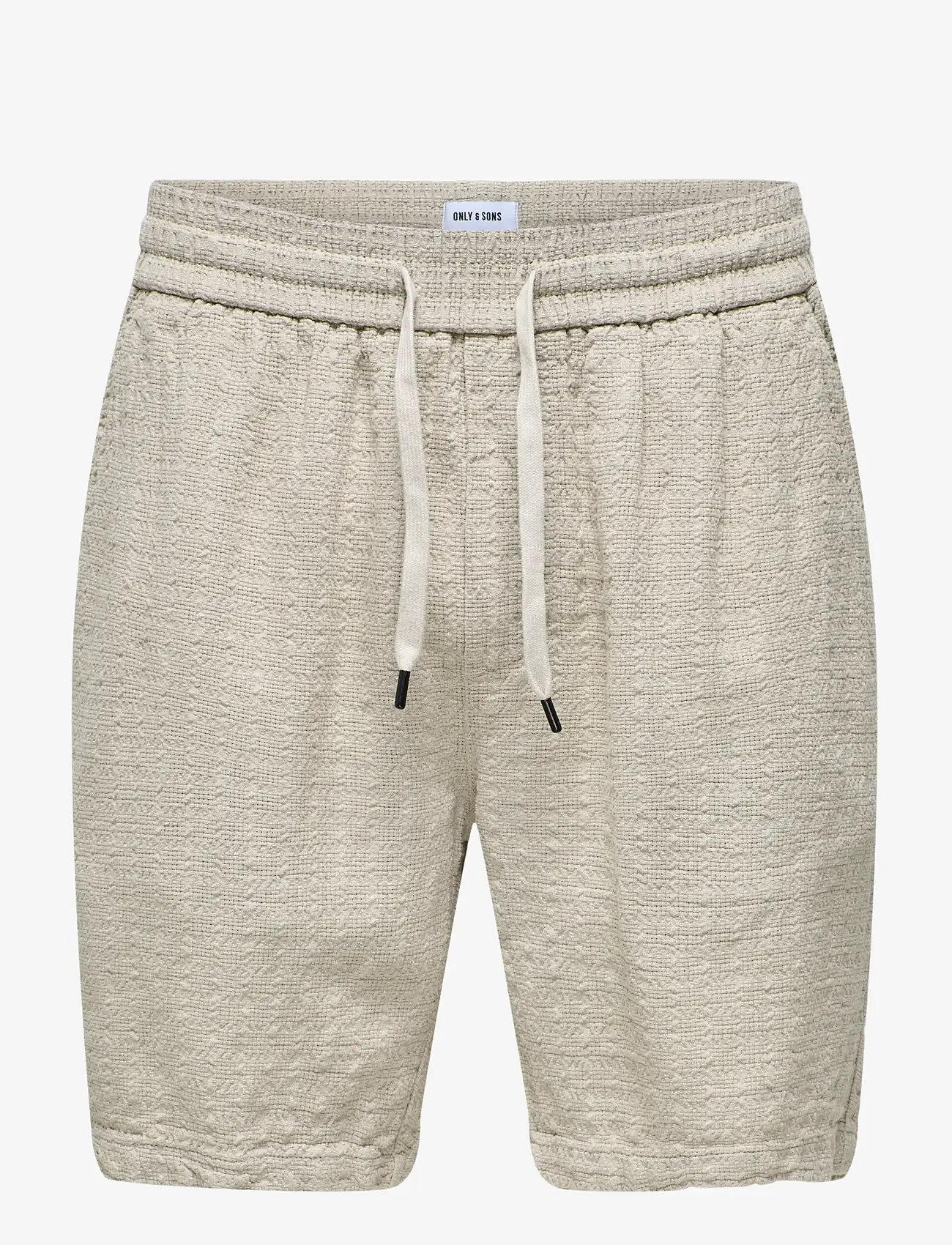 ONLY & SONS - ONSTEL LATHAM 0257 SHORTS NOOS - linased lühikesed püksid - silver lining - 1
