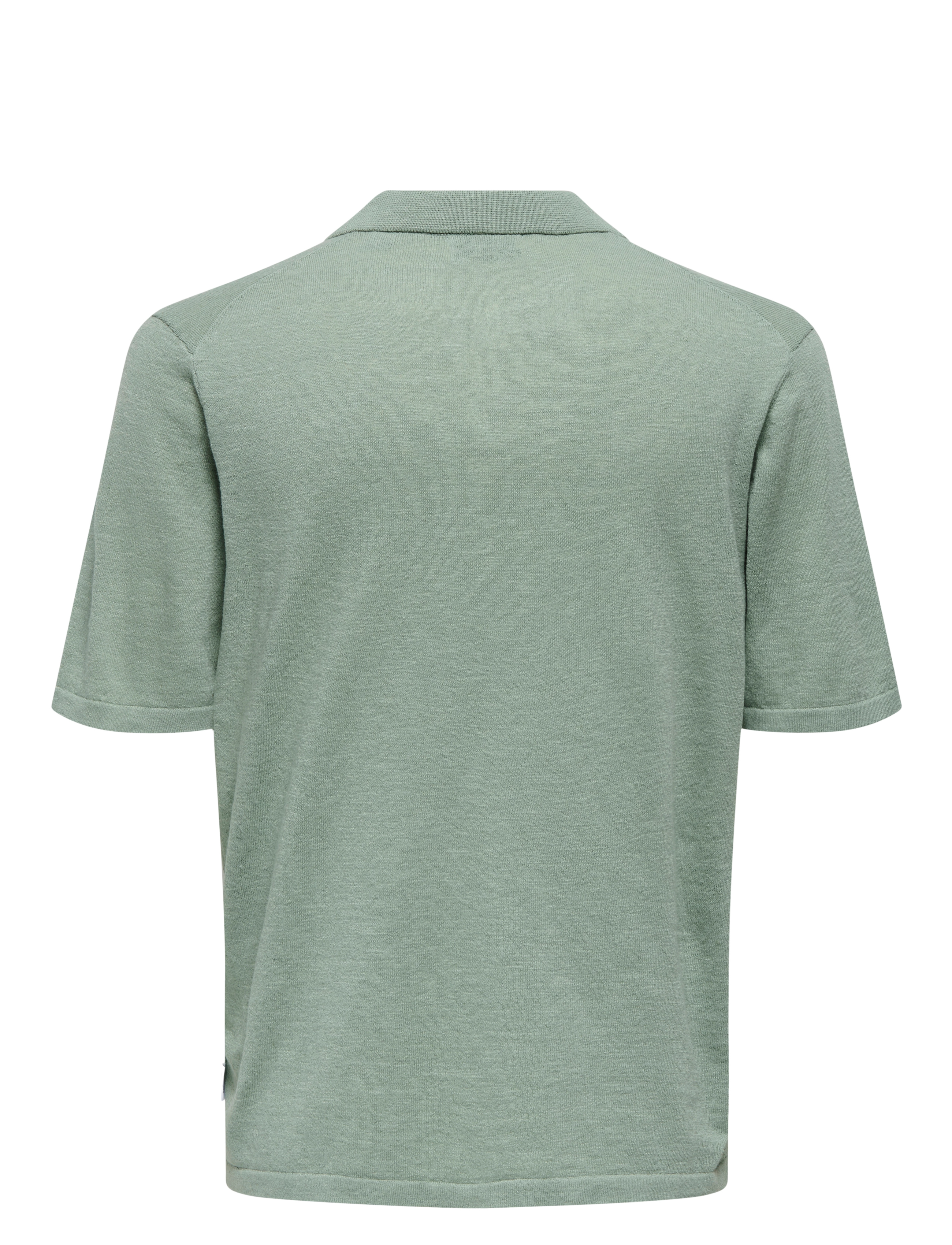 ONLY & SONS - ONSGEORGE REG 12 LINEN SS POLO KNIT - kortærmede poloer - iceberg green - 2