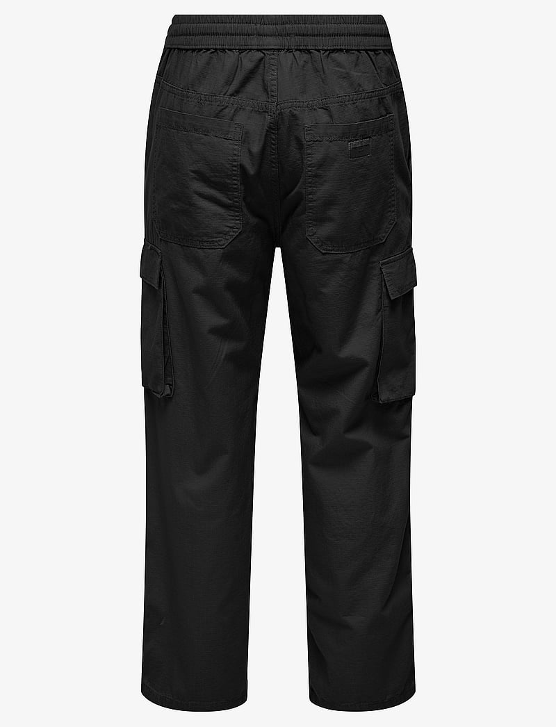 ONLY & SONS - ONSSINUS LOOSE CARGO RIPSTOP 0259 PANT - cargobyxor - black - 1