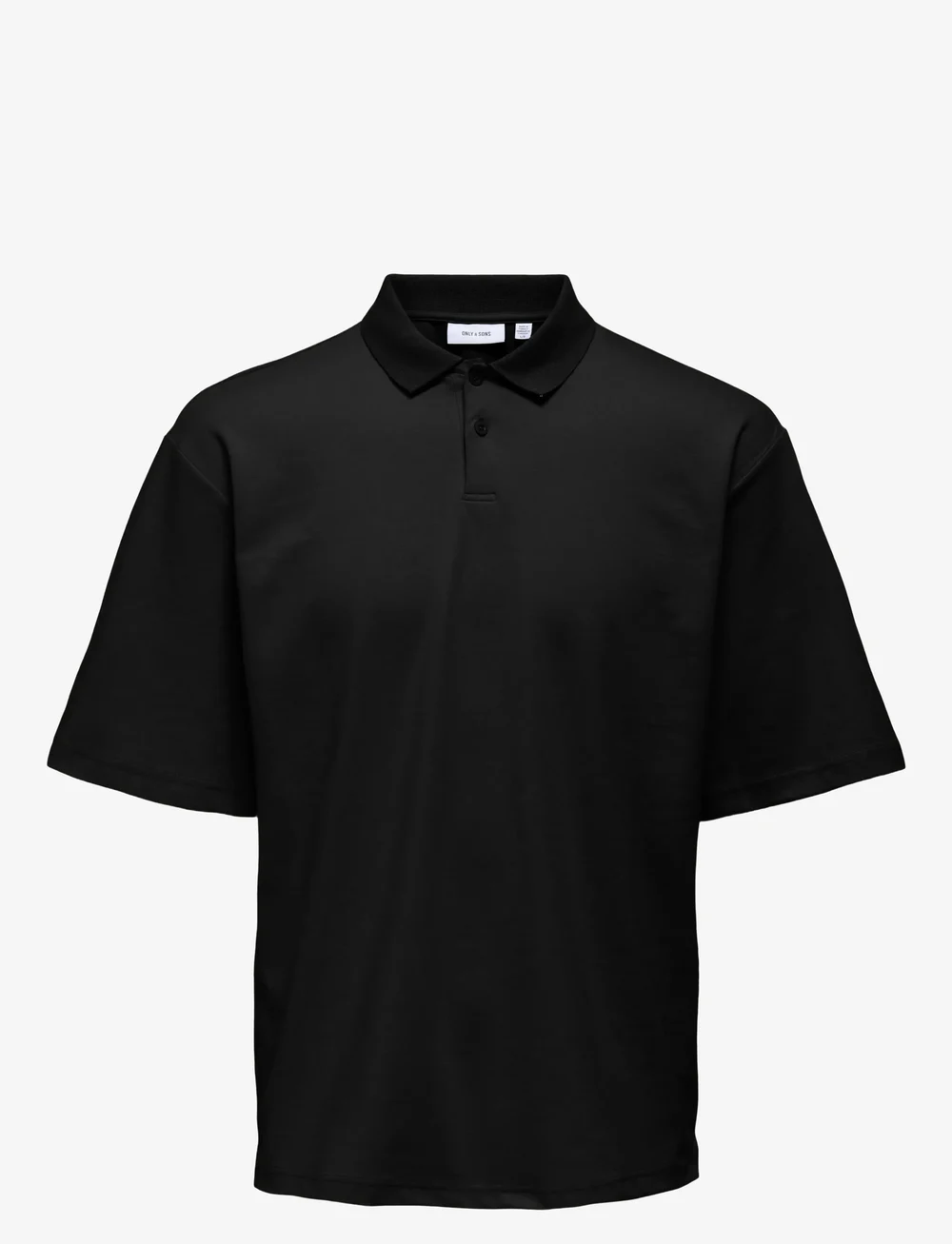 ONLY & SONS - ONSCASPIAN AUT SS POLO - kurzärmelig - black - 0