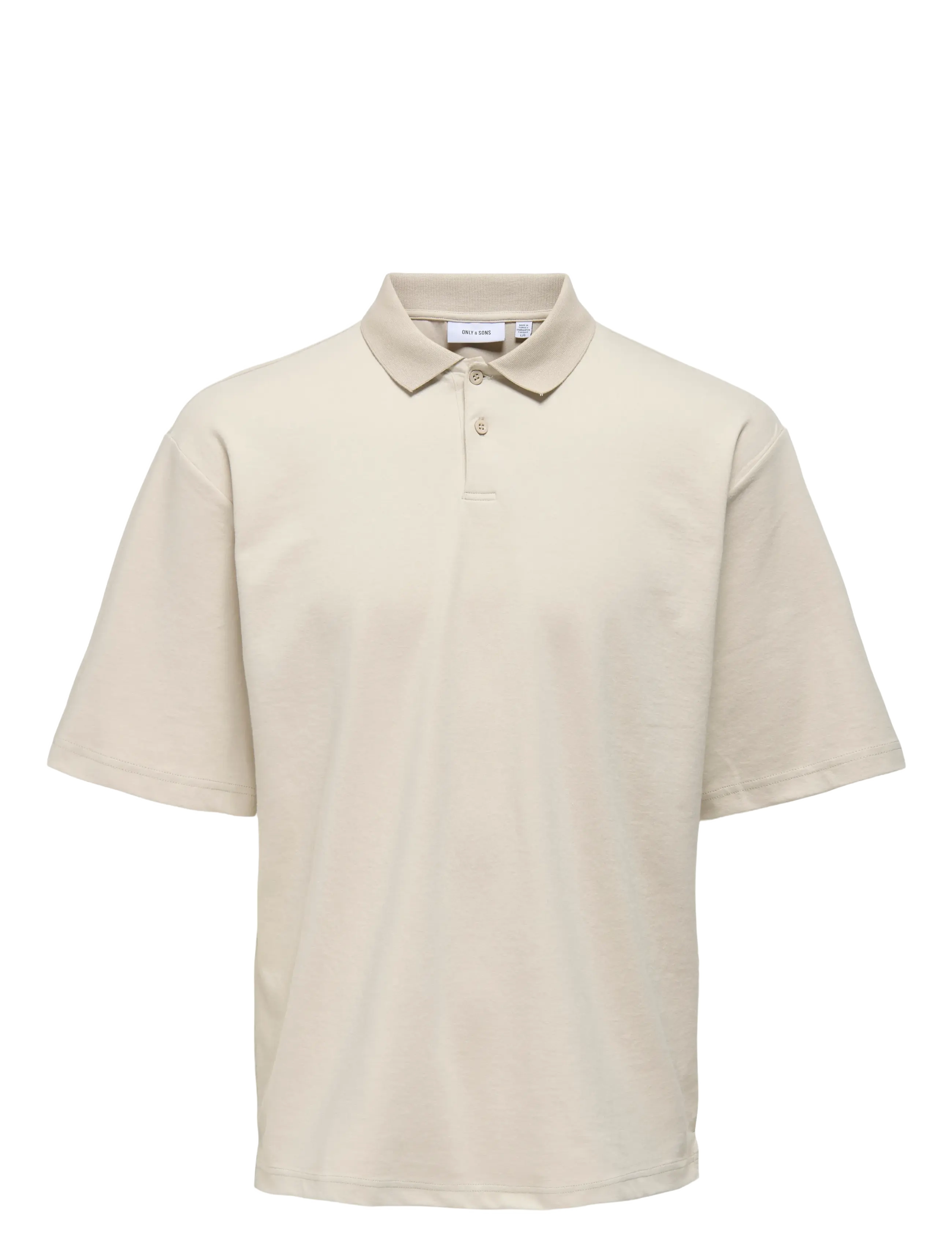 ONLY & SONS Onscaspian Aut Ss Polo, XS, Cream, Poloer > Kortærmede, Herre