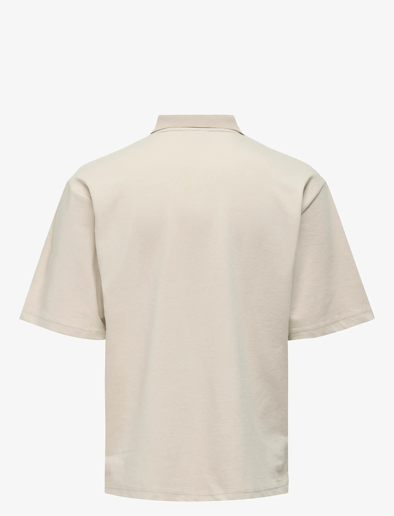 ONLY & SONS - ONSCASPIAN AUT SS POLO - laveste priser - silver lining - 1