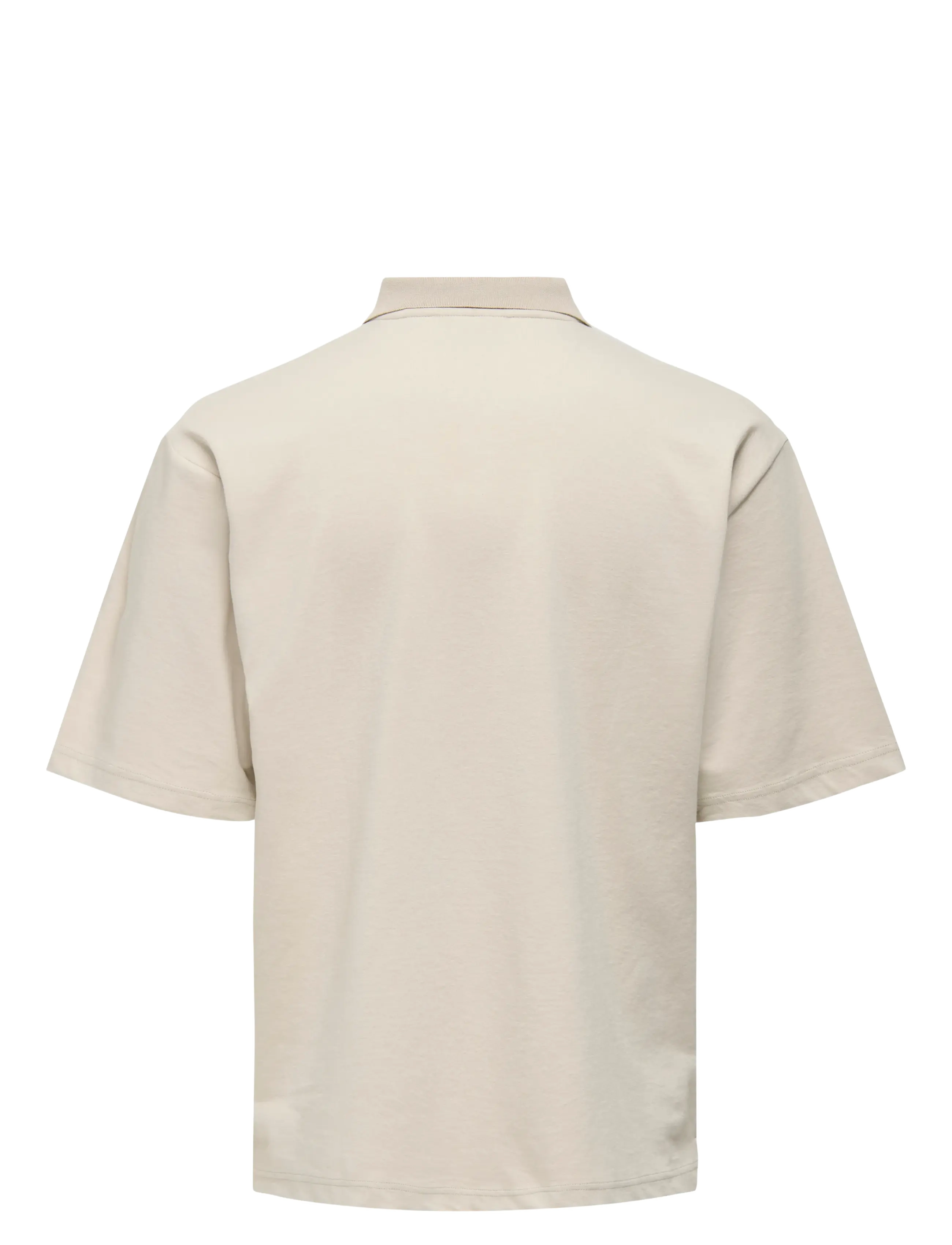 ONLY & SONS - ONSCASPIAN AUT SS POLO - kurzärmelig - silver lining - 1