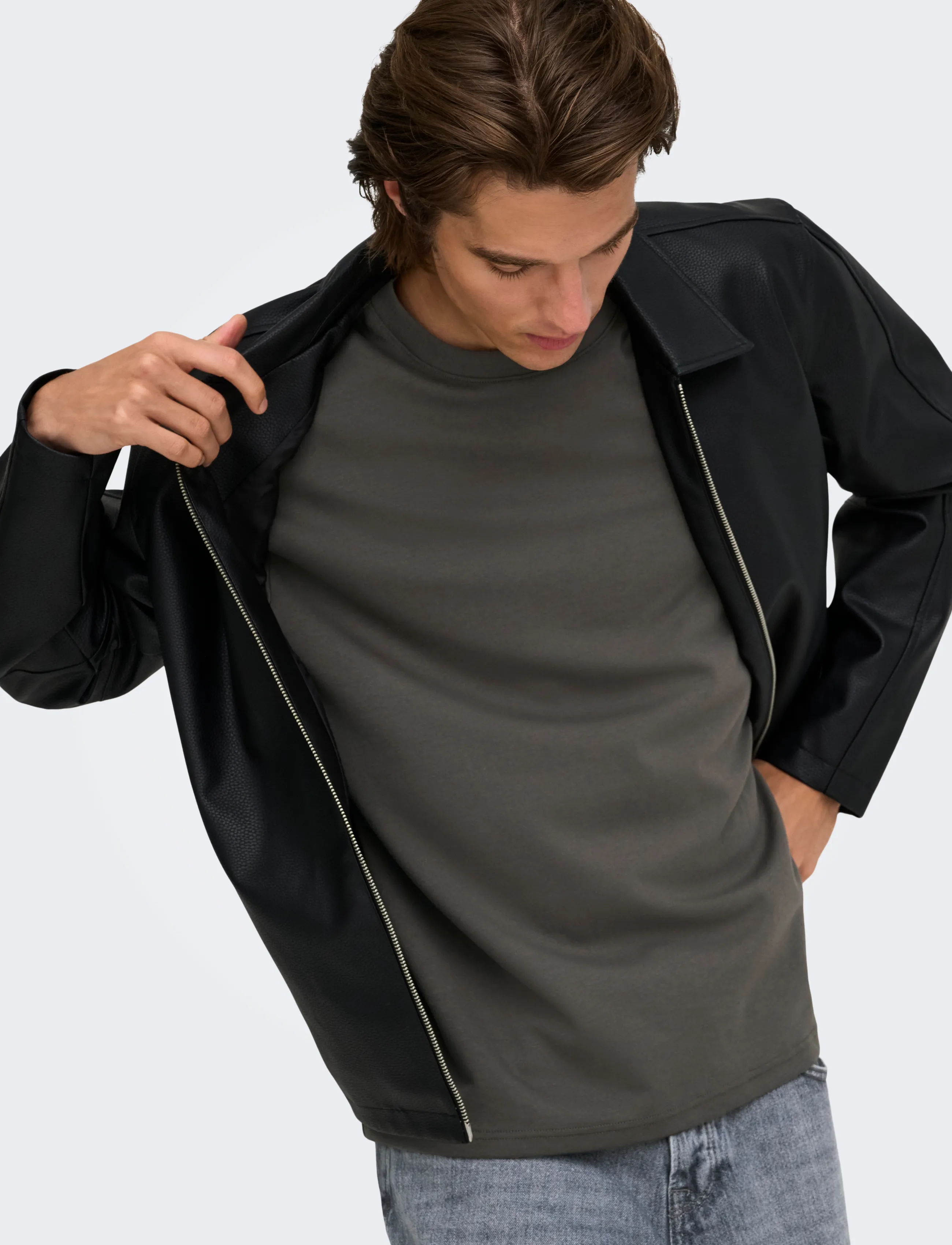 ONLY & SONS Onscaspian Airflex Boxy Ss Tee Noos t-shirts - bas herr – bild 7
