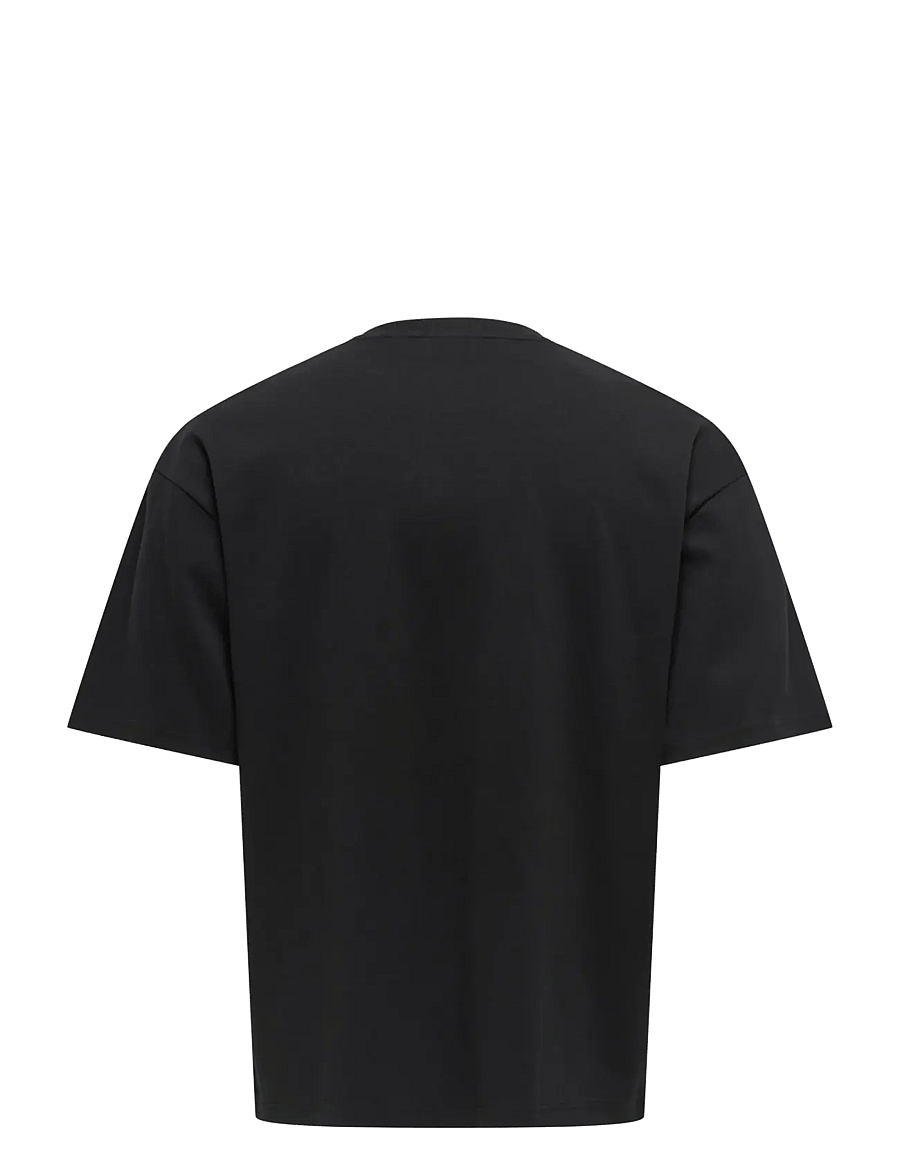 ONLY & SONS - ONSCASPIAN AIRFLEX BOXY SS TEE NOOS - lühikeste varrukatega t-särgid - black - 2
