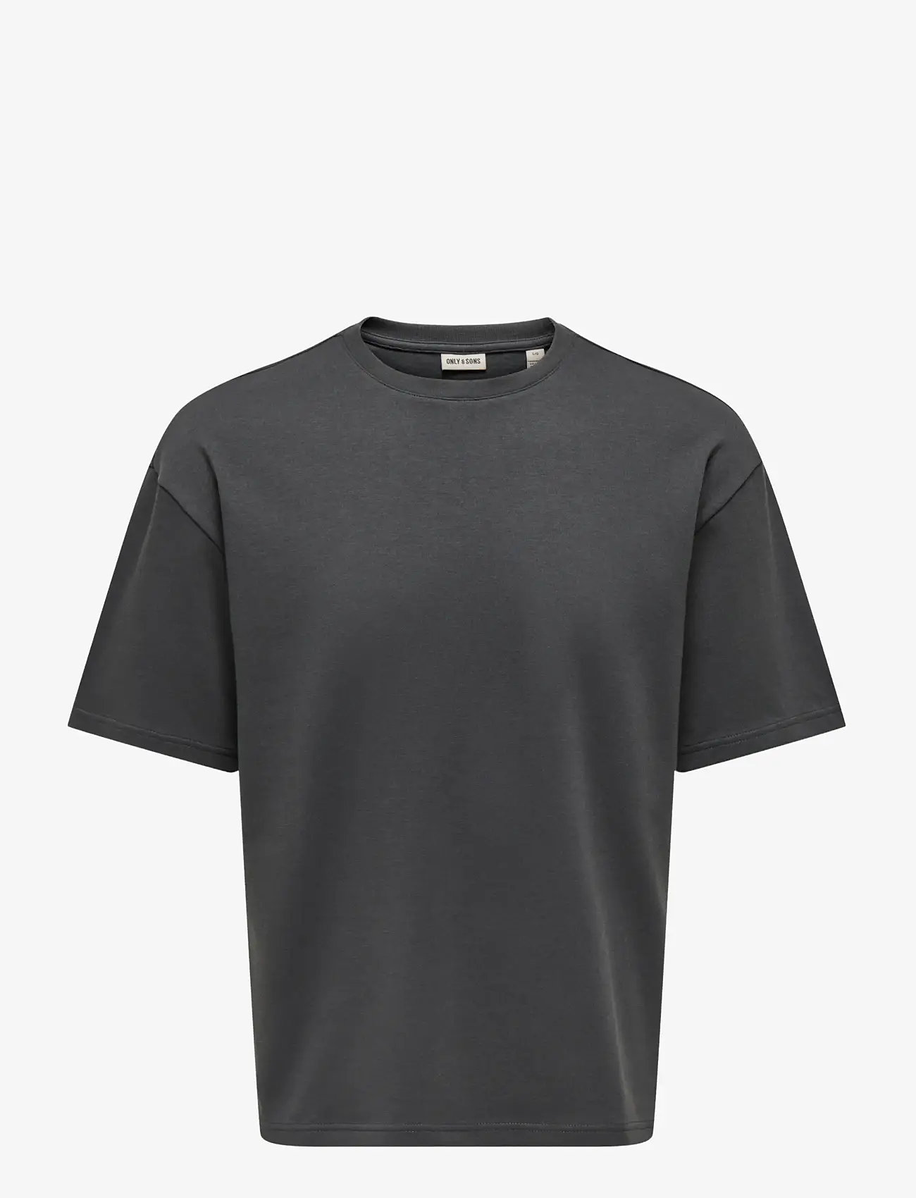ONLY & SONS - ONSCASPIAN AIRFLEX BOXY SS TEE NOOS - short-sleeved t-shirts - grey pinstripe - 1