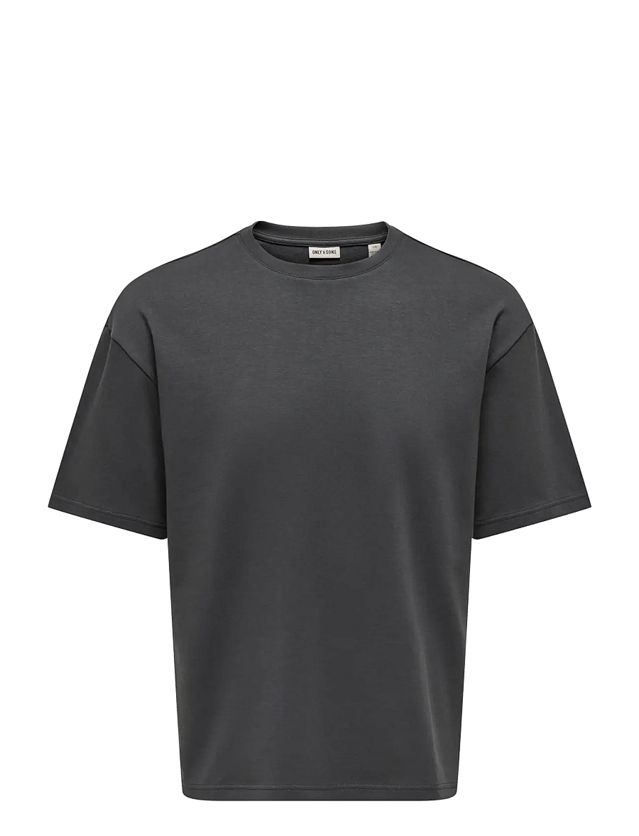 ONLY & SONS - ONSCASPIAN AIRFLEX BOXY SS TEE NOOS - lühikeste varrukatega t-särgid - grey pinstripe - 1