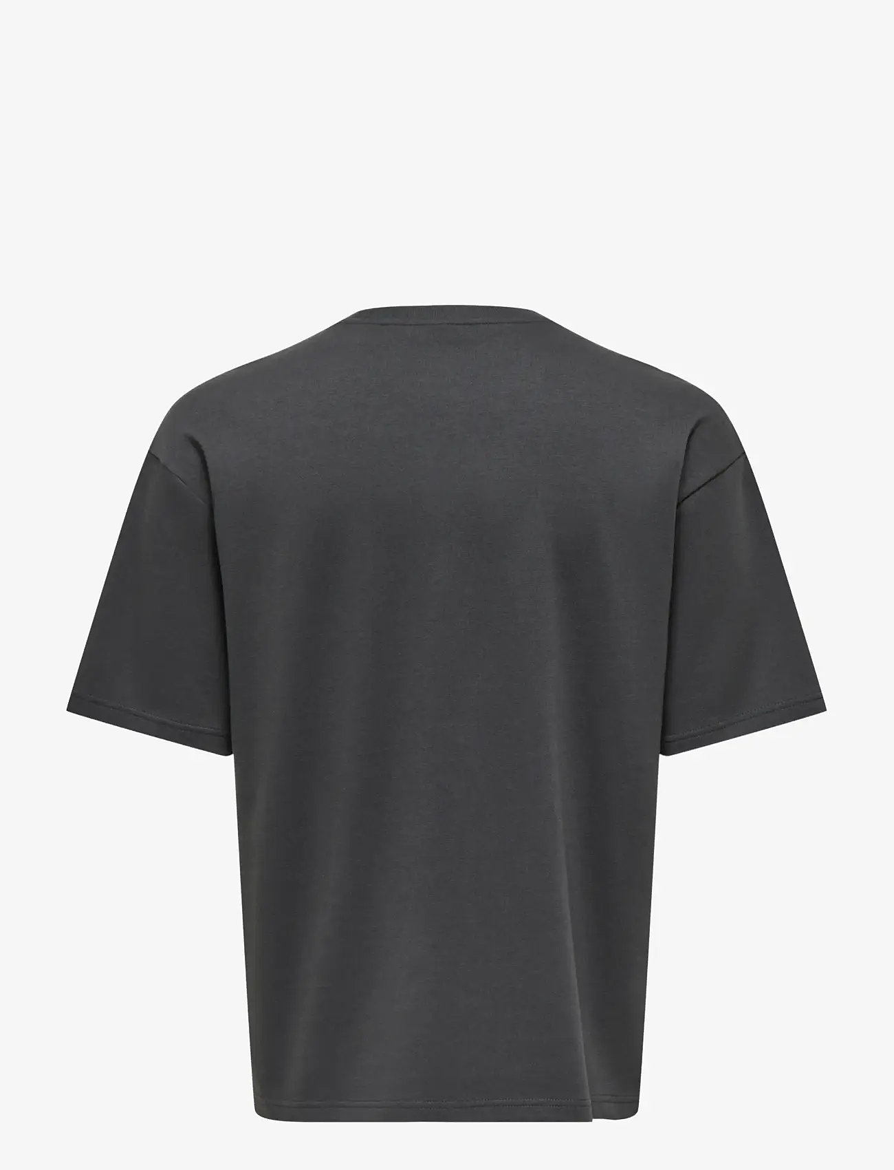 ONLY & SONS - ONSCASPIAN AIRFLEX BOXY SS TEE NOOS - short-sleeved t-shirts - grey pinstripe - 2